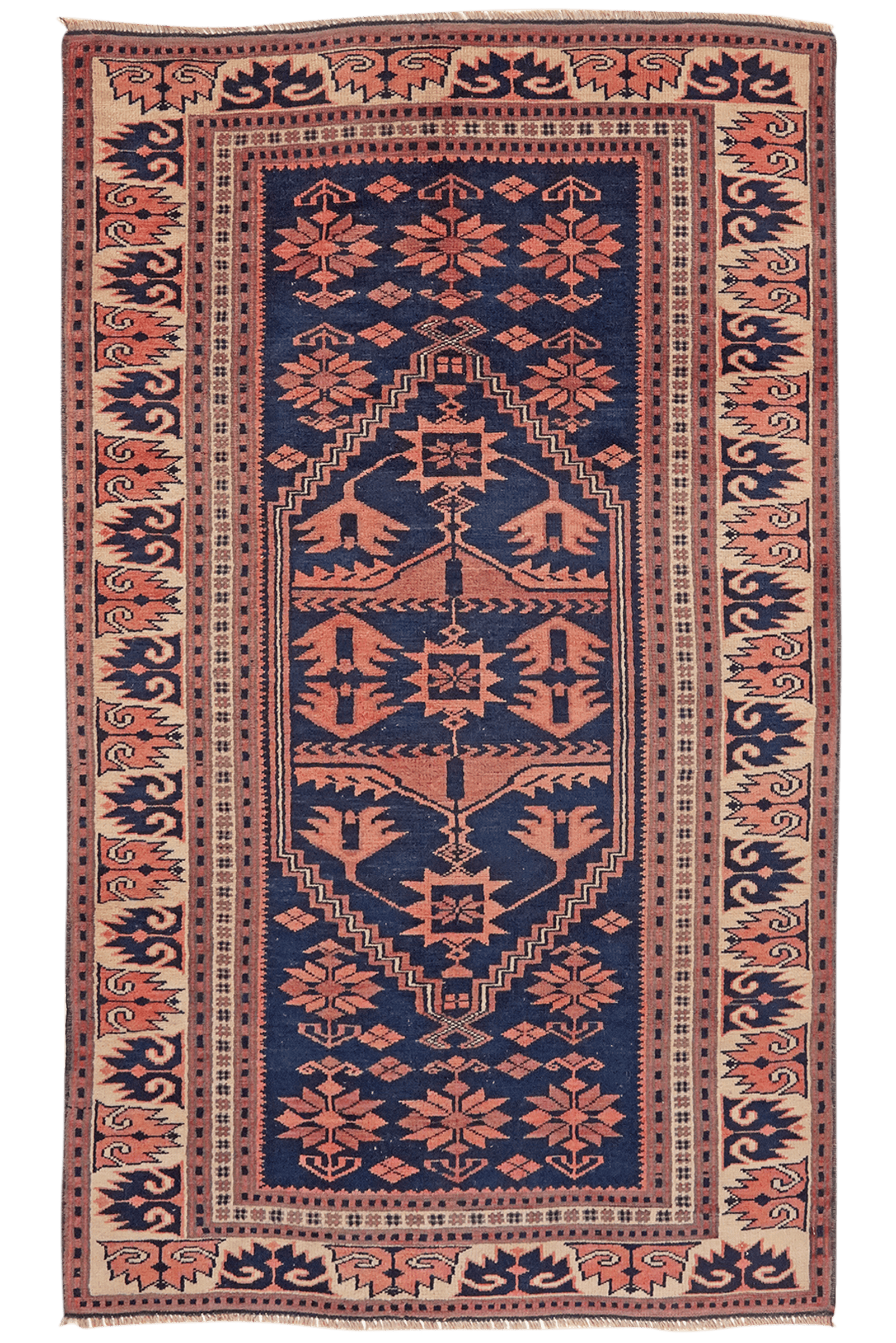 Yagdjibedir — Hand-knotted, 104x172 cm, Blue, 100% Virgin Wool | Main view