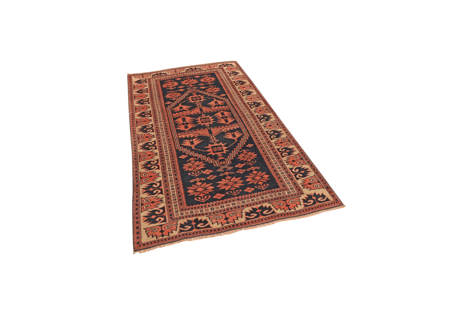 Yagdjibedir — Hand-knotted, 104x172 cm, Blue, 100% Virgin Wool | View 5