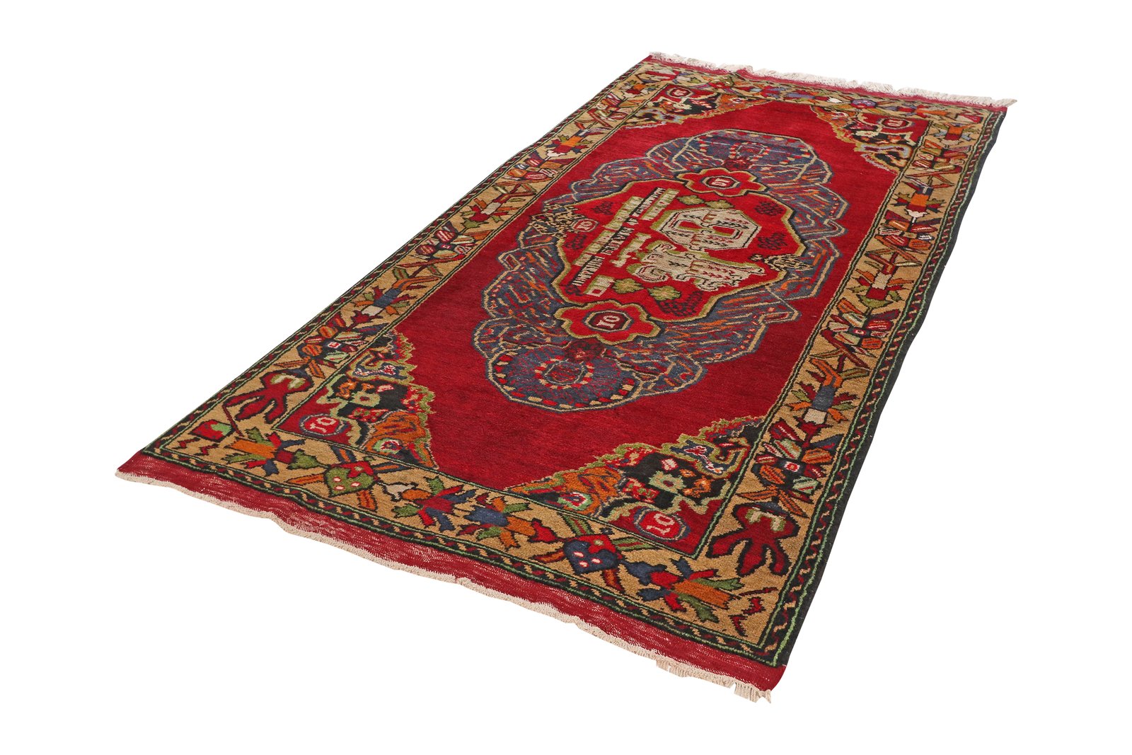 Kars — Hand-knotted, 121x220 cm, Red, 100% Virgin Wool | View 5