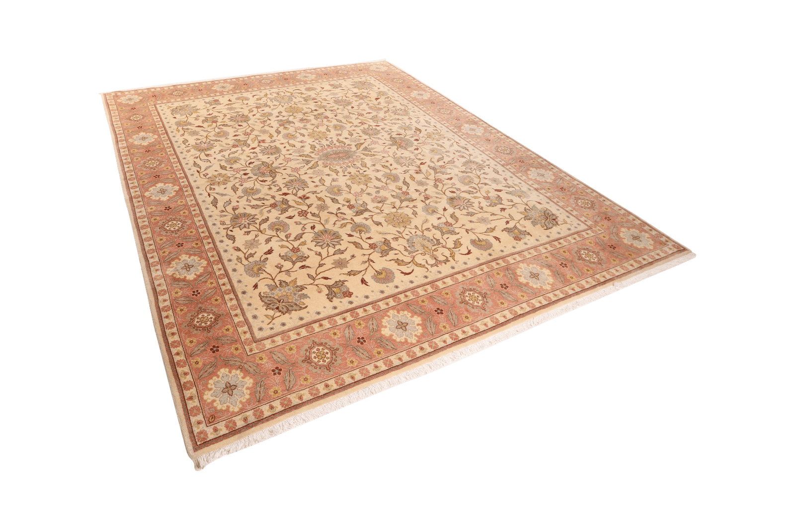 Sarough — Hand-knotted, 249x302 cm, Beige, 100% Virgin Wool | View 5