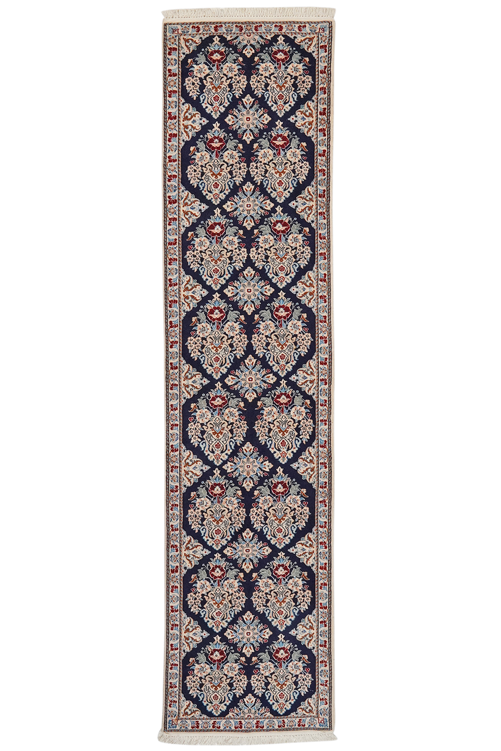 Nain 6La — Handgefertigt, 207x49 cm, Beige, 100% Virgin Wool | Main view