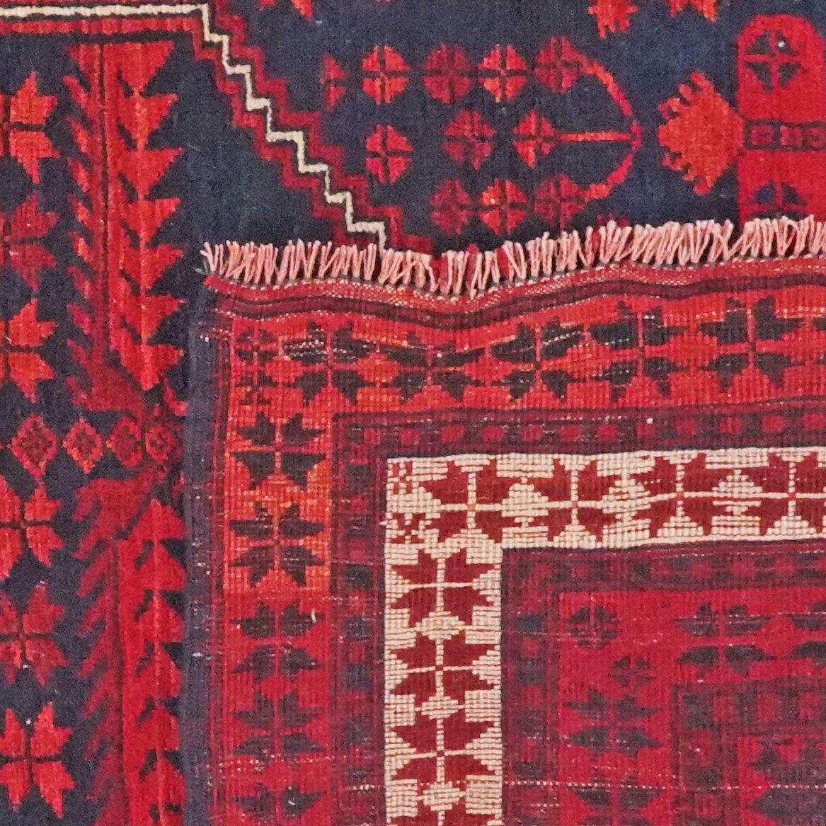 Yagdjibedir — Hand-knotted, 113x168 cm, Blue, 100% Virgin Wool | View 6