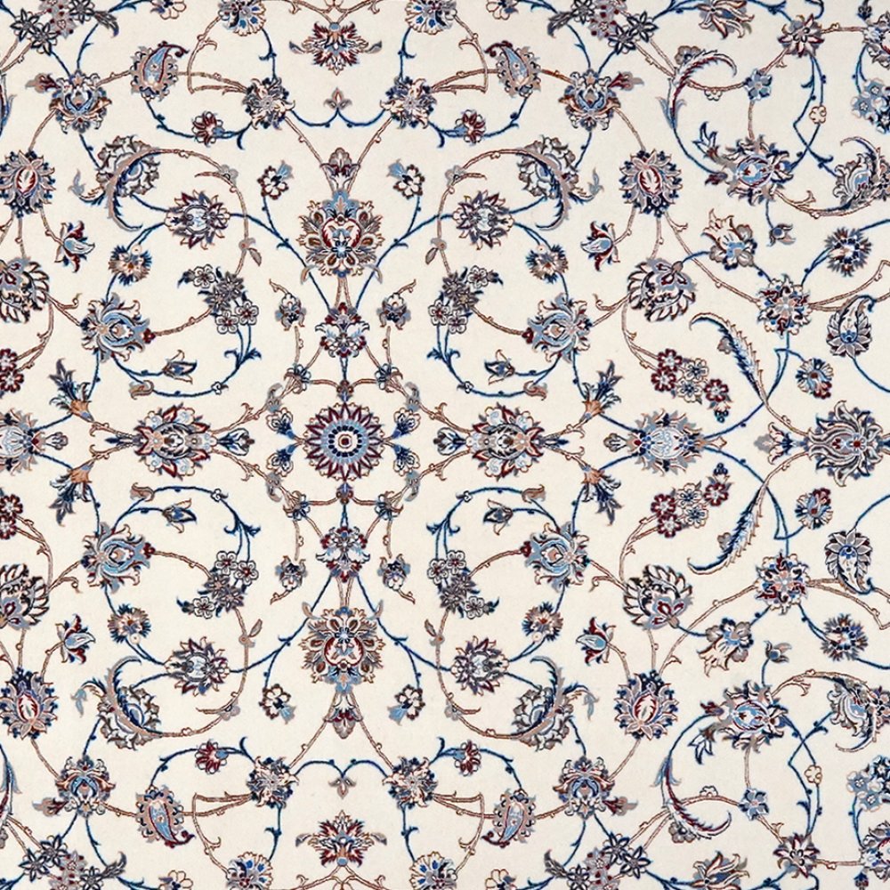 Nain 6La — Hand-knotted, 206x317 cm, Beige, 100% Virgin Wool | View 4