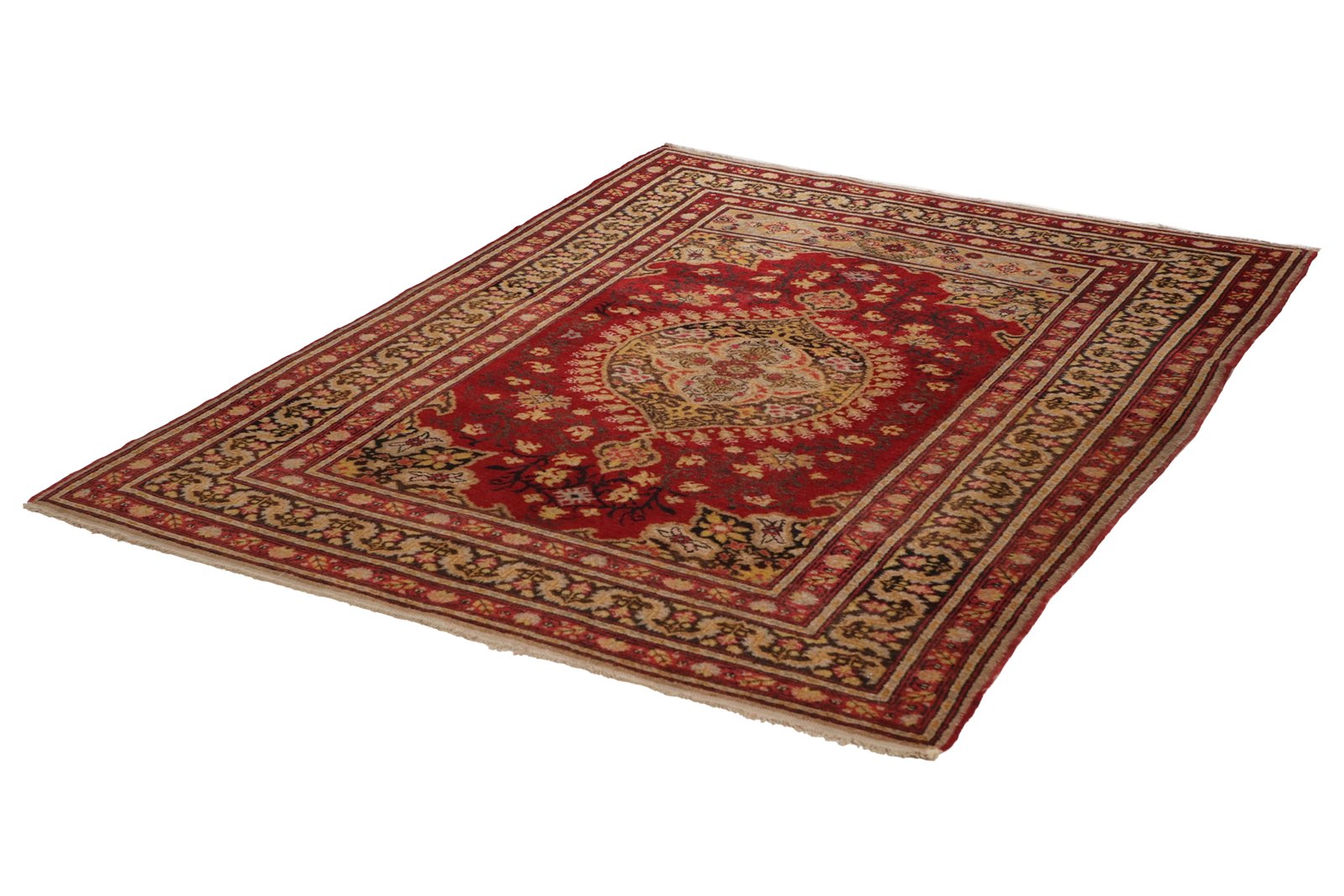 Avanos — Hand-knotted, 137x175 cm, Red, 100% Virgin Wool | View 6
