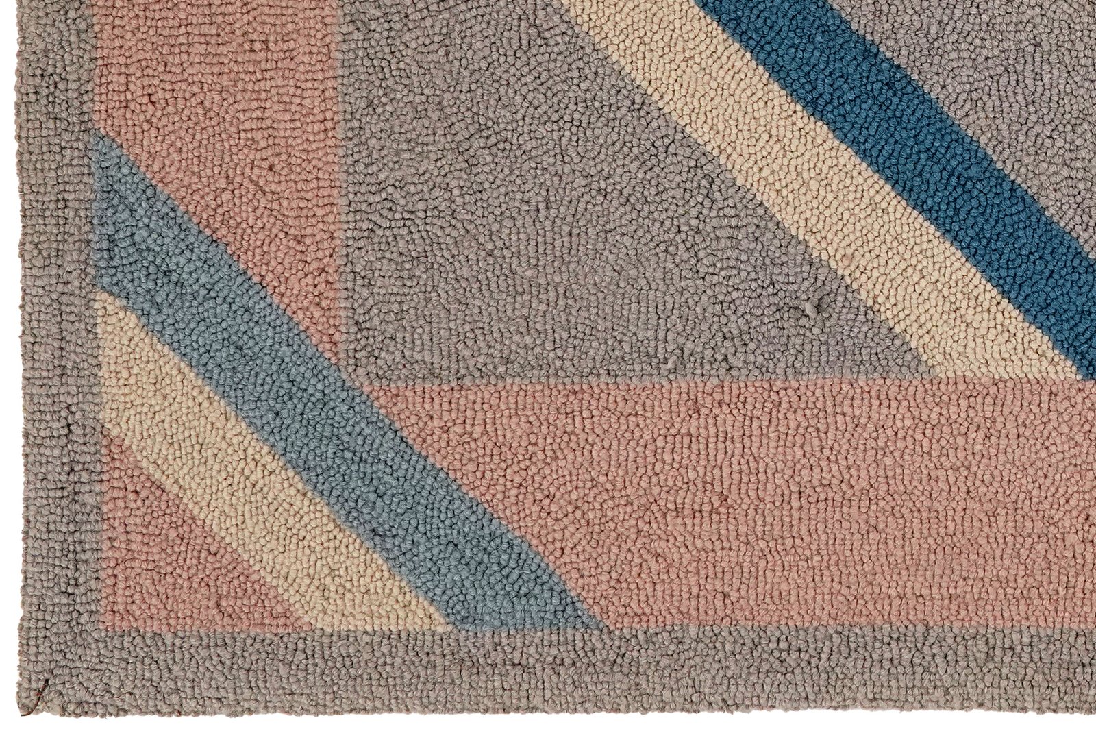 China — Hand-knotted, 120x180 cm, Grey, 100% Virgin Wool | View 3