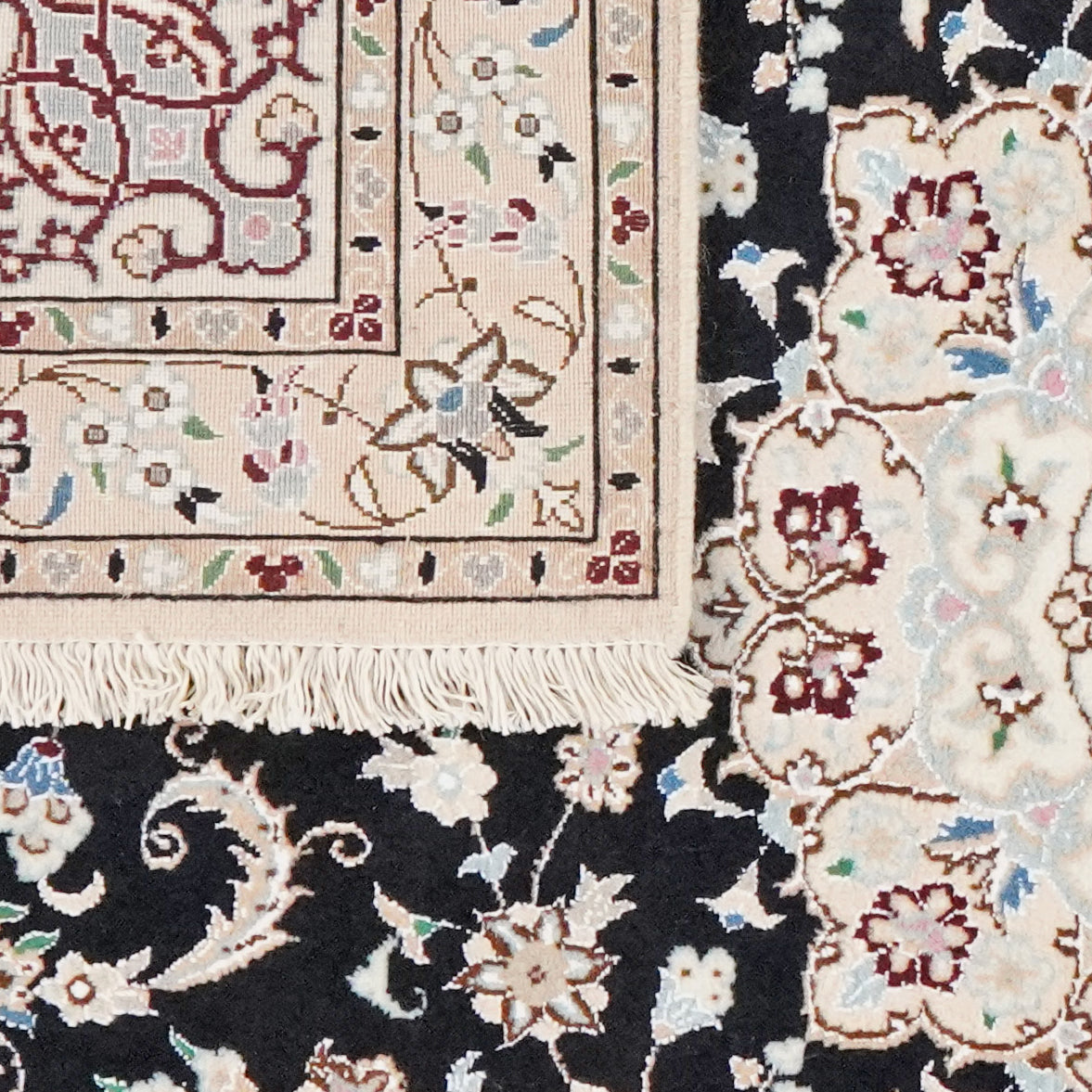 Nain 9La — Hand-knotted, 96x148 cm, Blue, 100% Virgin Wool | View 6