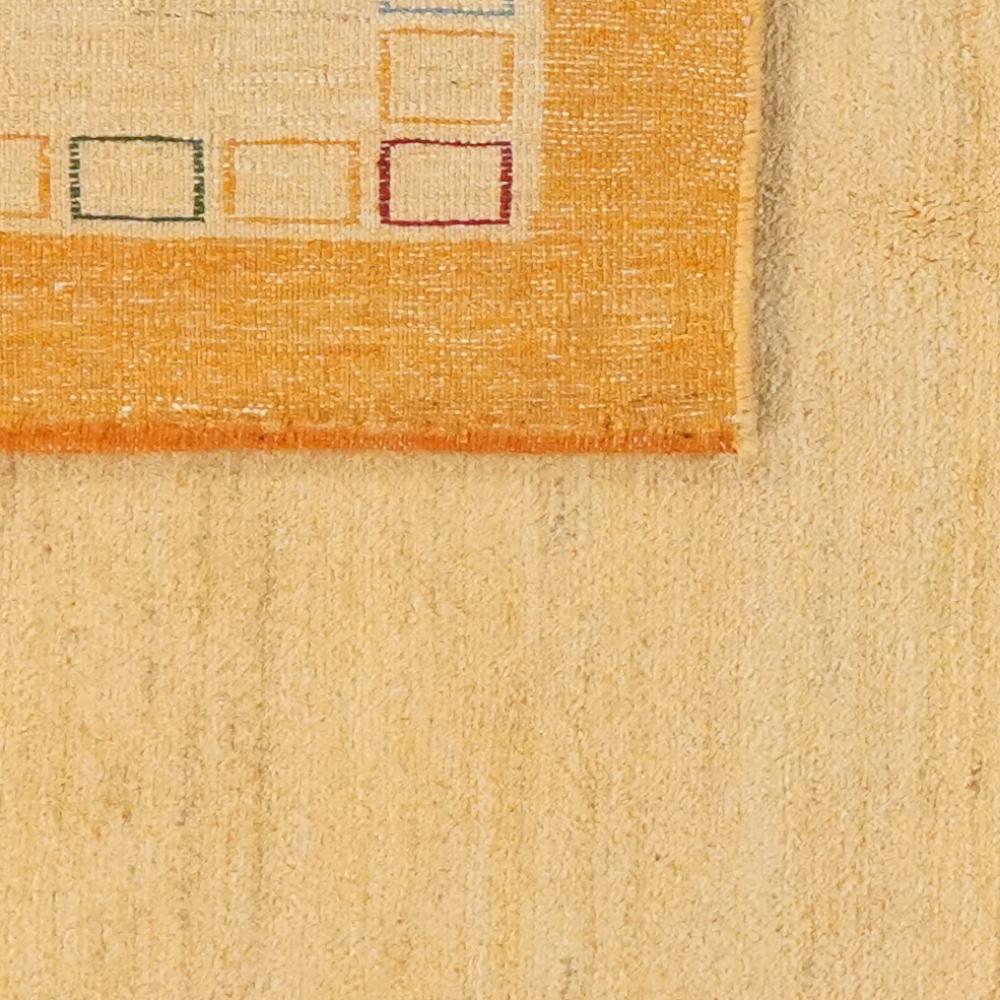 Rizbaf — Hand-knotted, 124x176 cm, Yellow, 100% Virgin Wool | View 6