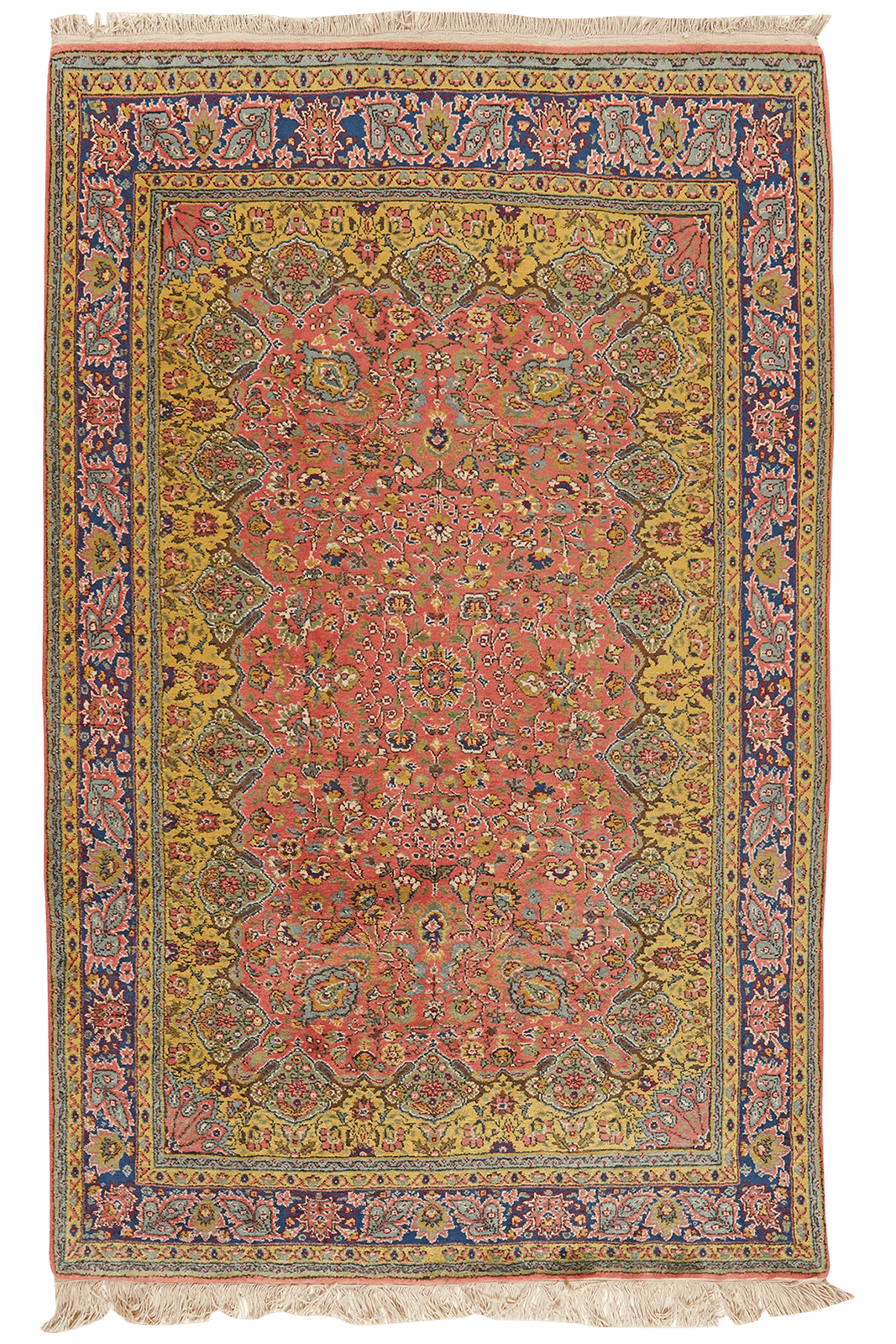 Ladik — Hand-knotted, 126x194 cm, Pink, 100% Virgin Wool | Main view