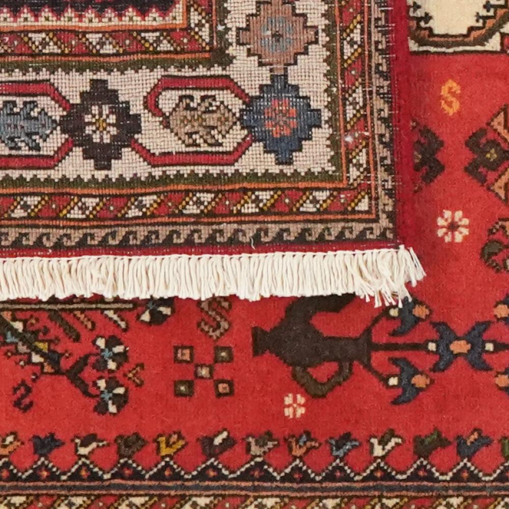 Nasrabad — Hand-knotted, 100x146 cm, Red, 100% Virgin Wool | View 6