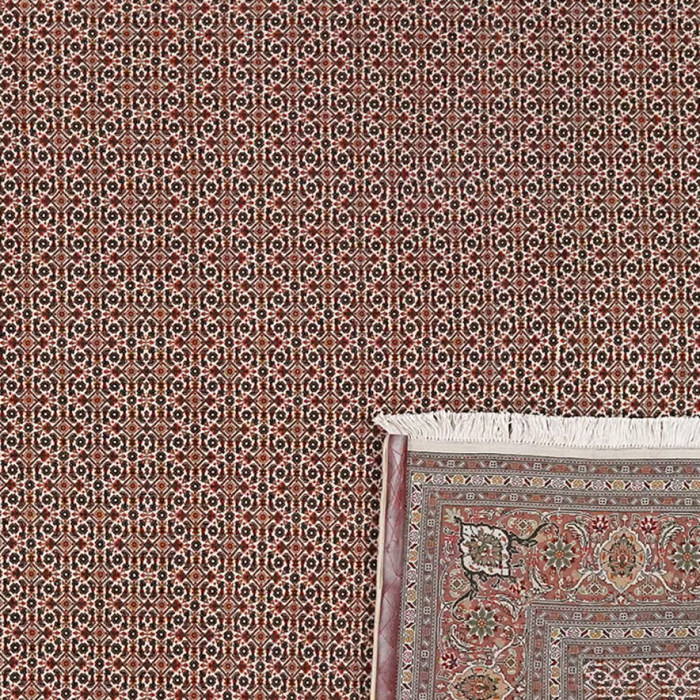 Tabriz 50 Raj — Hand-knotted, 206x297 cm, Beige, 100% Virgin Wool | View 6