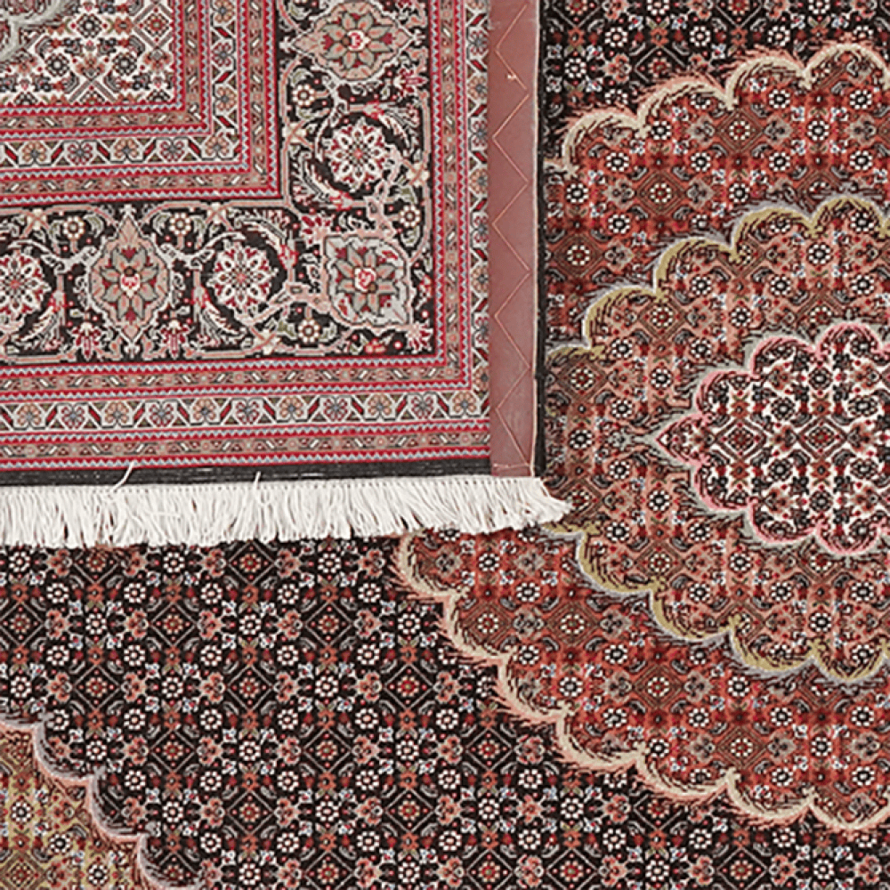 Tabriz 50 Raj — Hand-knotted, 152x206 cm, Blue, 100% Virgin Wool | View 6