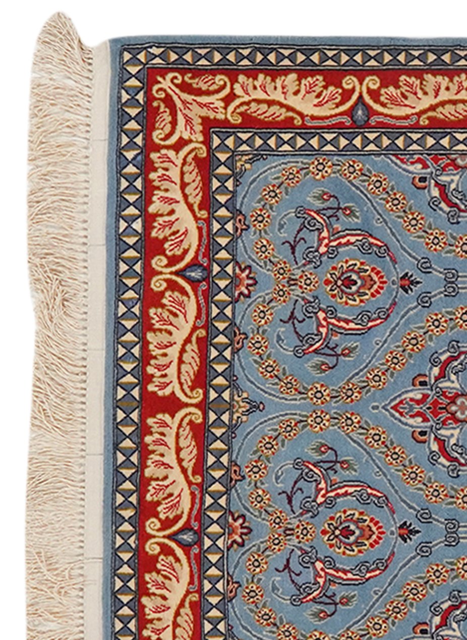 Isfahan — Hand-knotted, 80x117 cm, Blue, 100% Virgin Wool | View 3