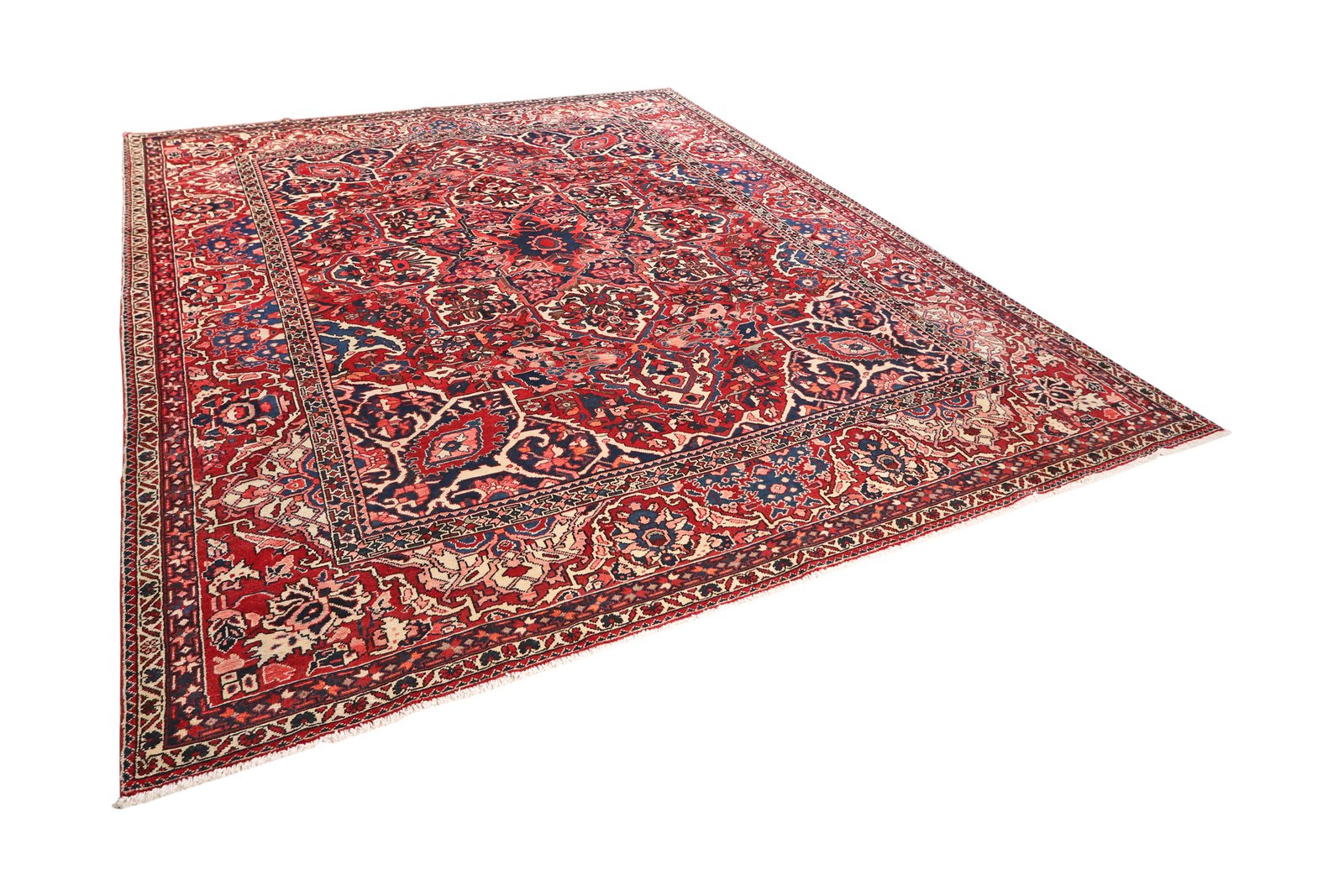 Bakhtiar — Hand-knotted, 296x338 cm, Red, 100% Virgin Wool | View 5