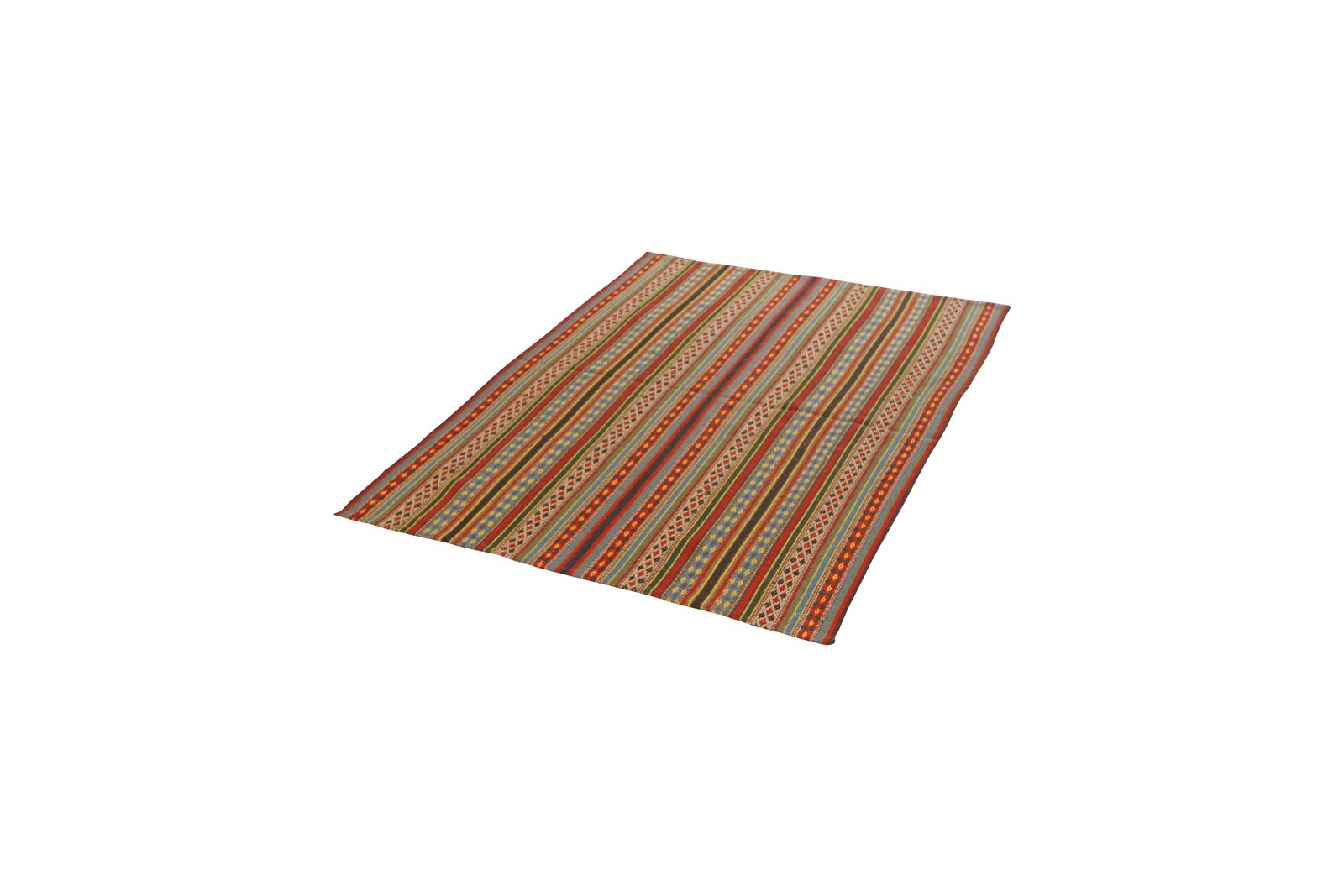 Kelim Djadjim — Handmade, 105x151 cm, Multicolor, 100% Virgin Wool | View 5