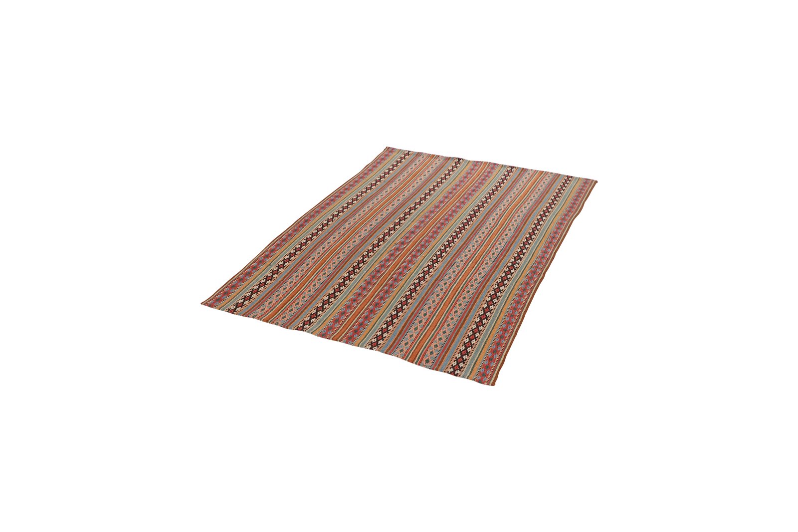 Kelim Djadjim — Handmade, 101x150 cm, Multicolor, 100% Virgin Wool | View 5