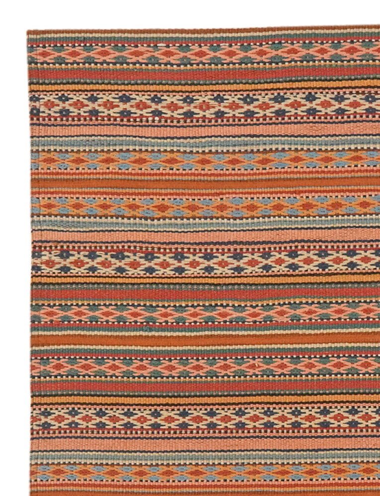 Kelim Djadjim — Handmade, 104x150 cm, Multicolor, 100% Virgin Wool | View 3