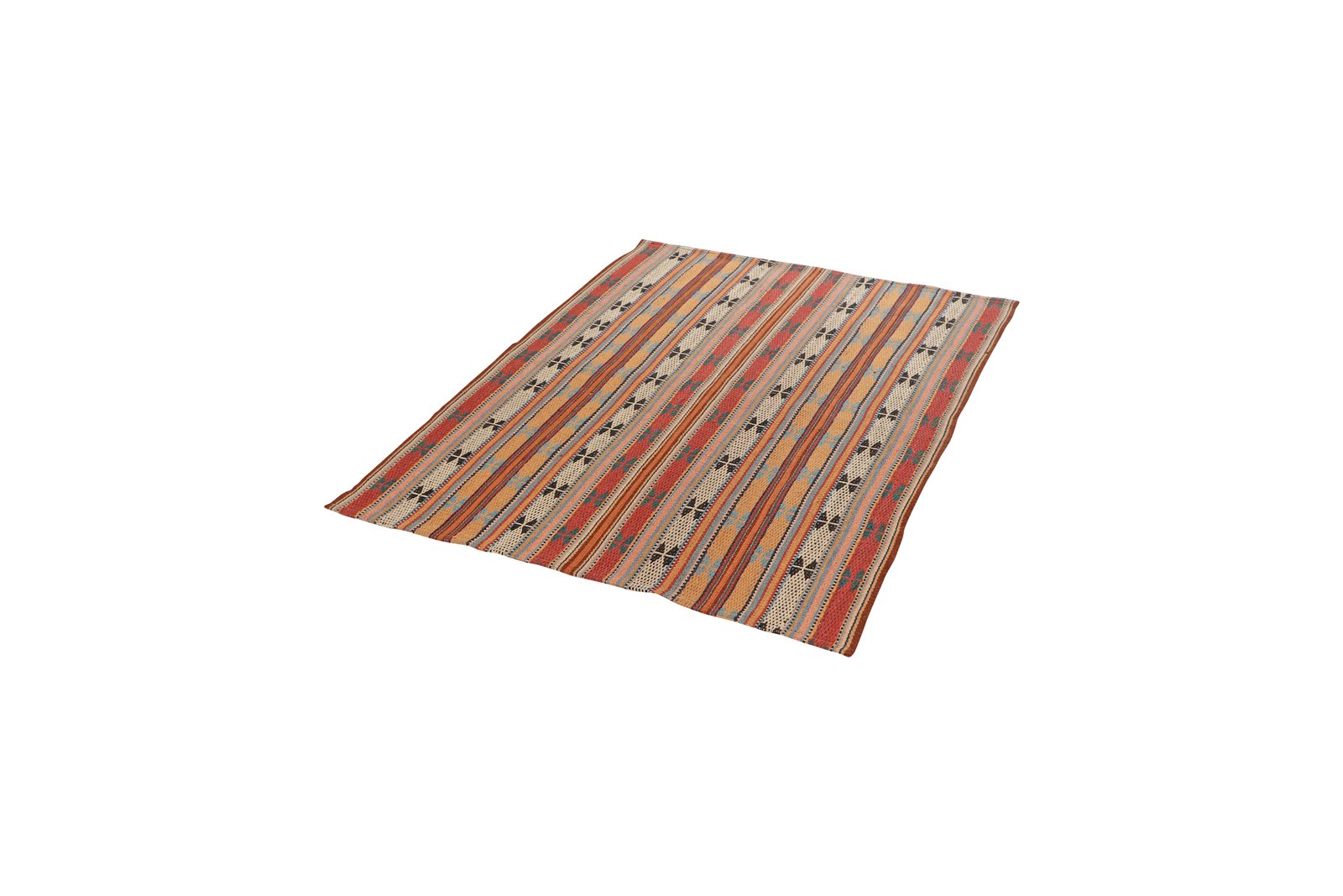 Kelim Djadjim — Handmade, 108x148 cm, Multicolor, 100% Virgin Wool | View 5