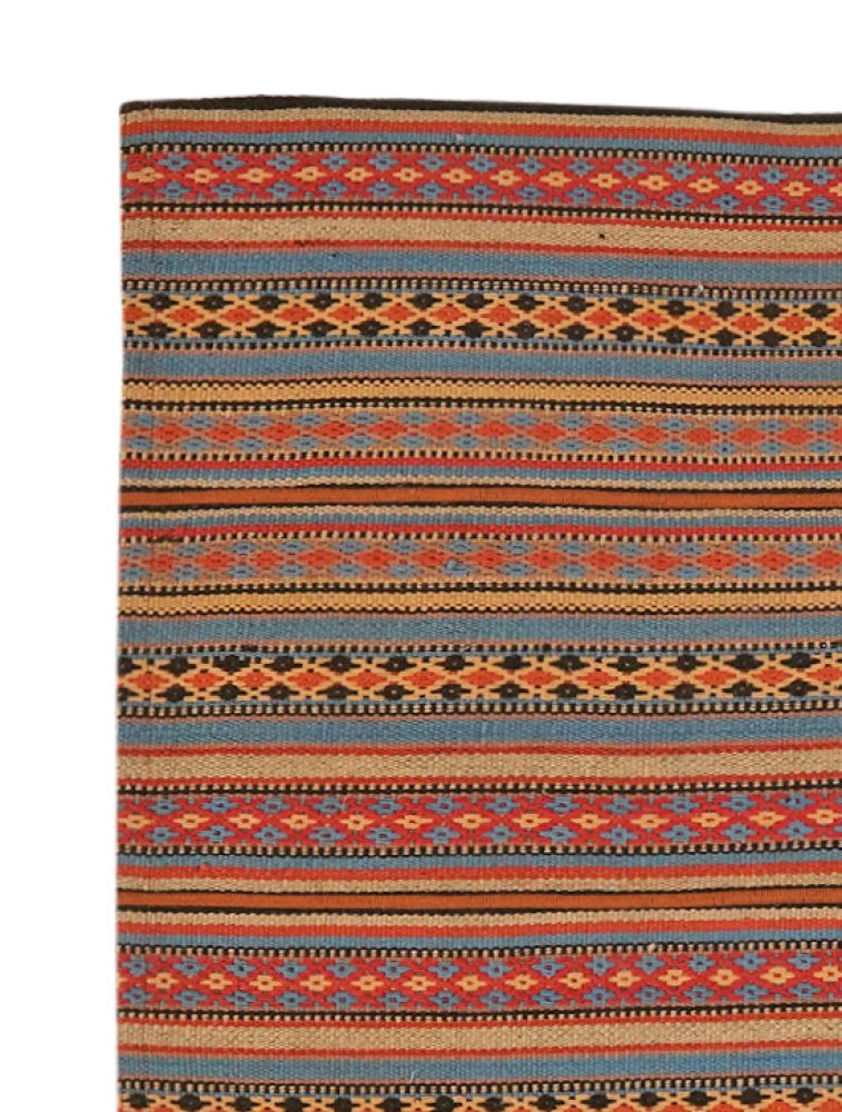 Kelim Djadjim — Handmade, 100x103 cm, Multicolor, 100% Virgin Wool | View 3