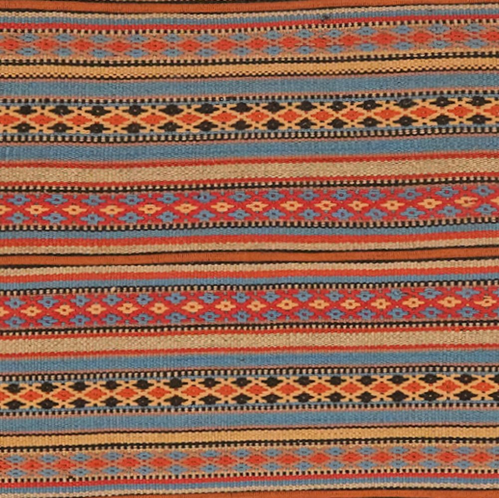 Kelim Djadjim — Handmade, 100x103 cm, Multicolor, 100% Virgin Wool | View 4