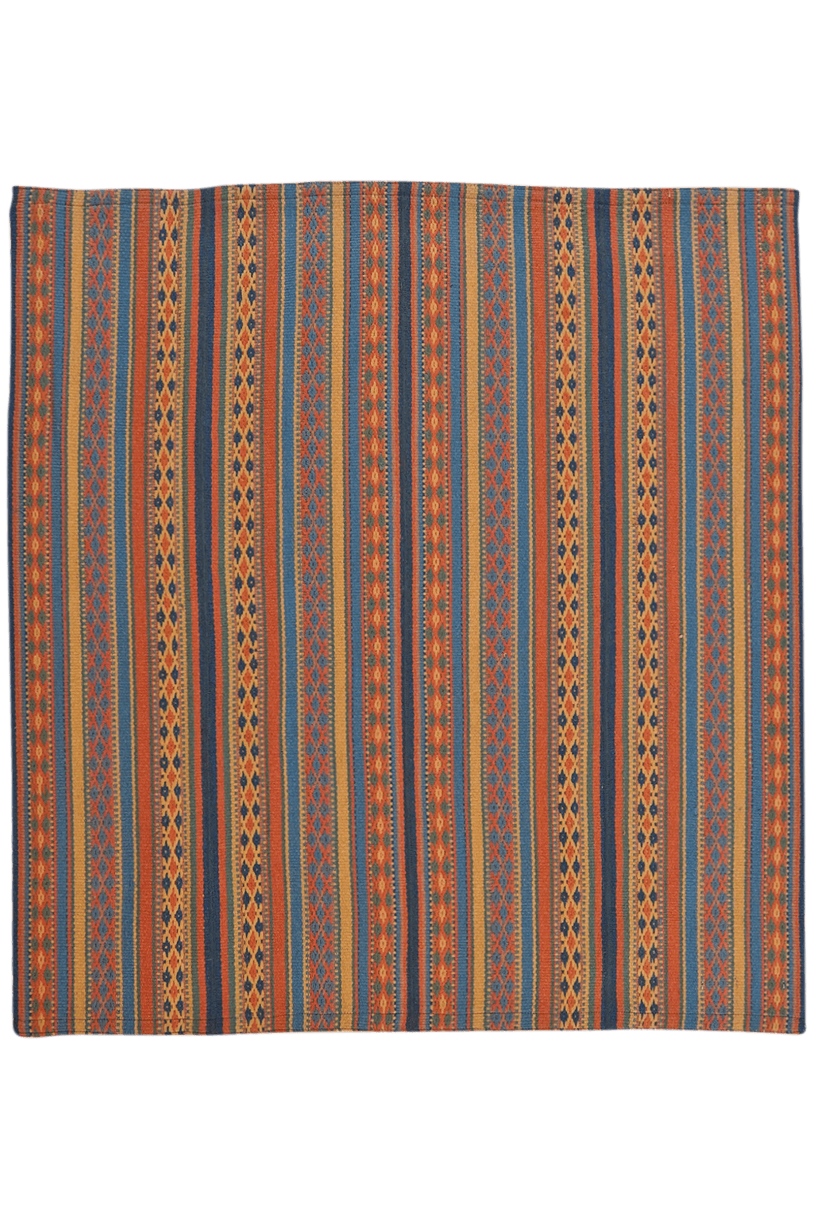 Kelim Djadjim — Handmade, 97x103 cm, Multicolor, 100% Virgin Wool | Main view