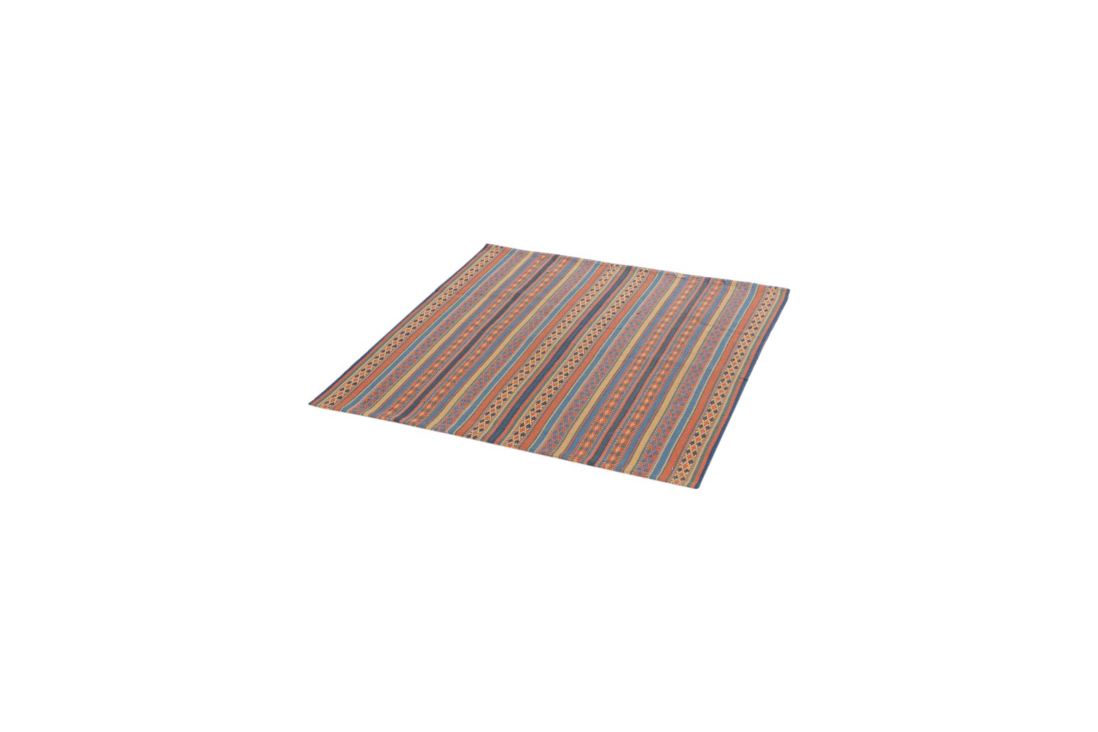 Kelim Djadjim — Handmade, 98x99 cm, Multicolor, 100% Virgin Wool | View 5