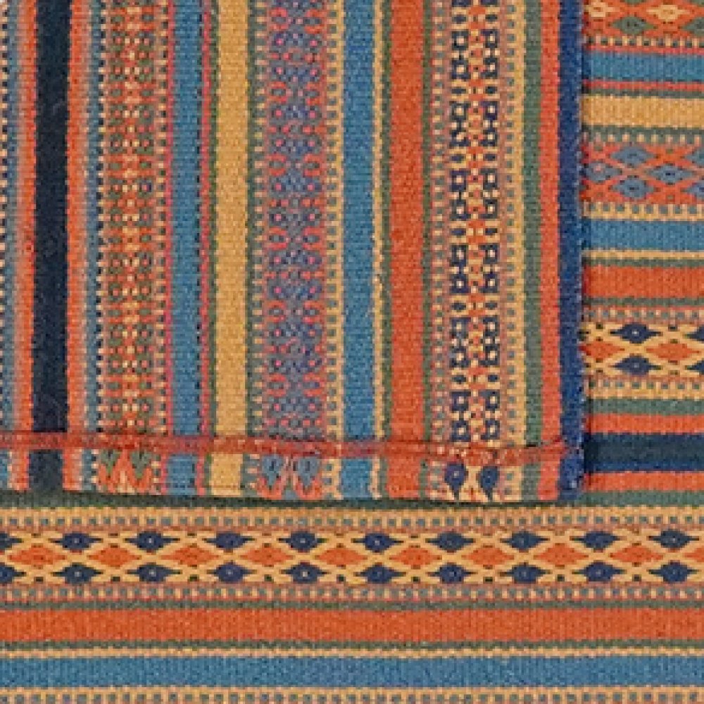 Kelim Djadjim — Handmade, 98x99 cm, Multicolor, 100% Virgin Wool | View 6