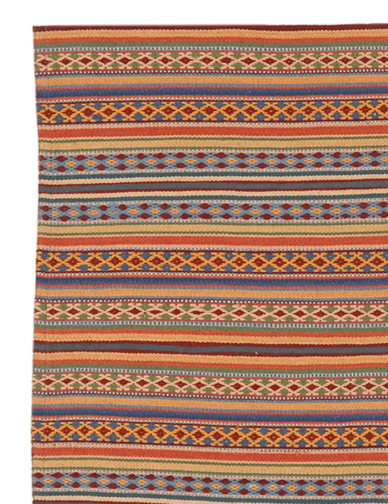 Kelim Djadjim — Handmade, 94x103 cm, Multicolor, 100% Virgin Wool | View 3