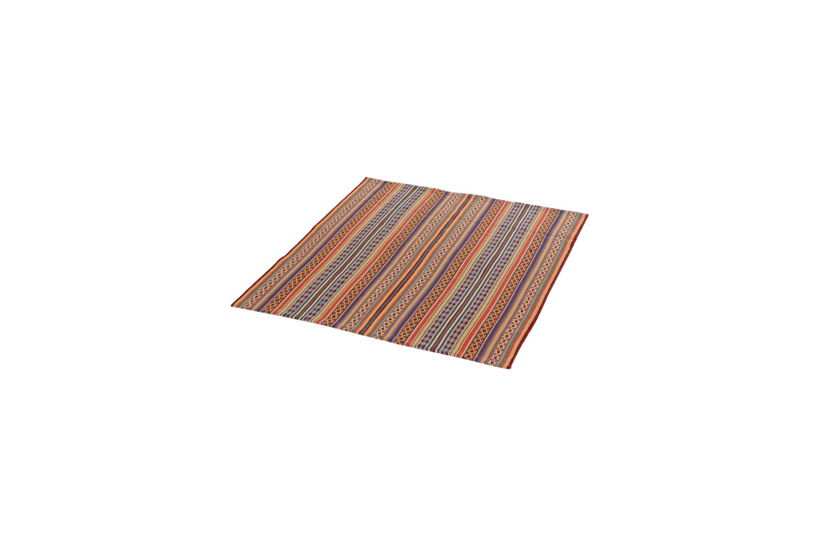 Kelim Djadjim — Handmade, 94x103 cm, Multicolor, 100% Virgin Wool | View 5