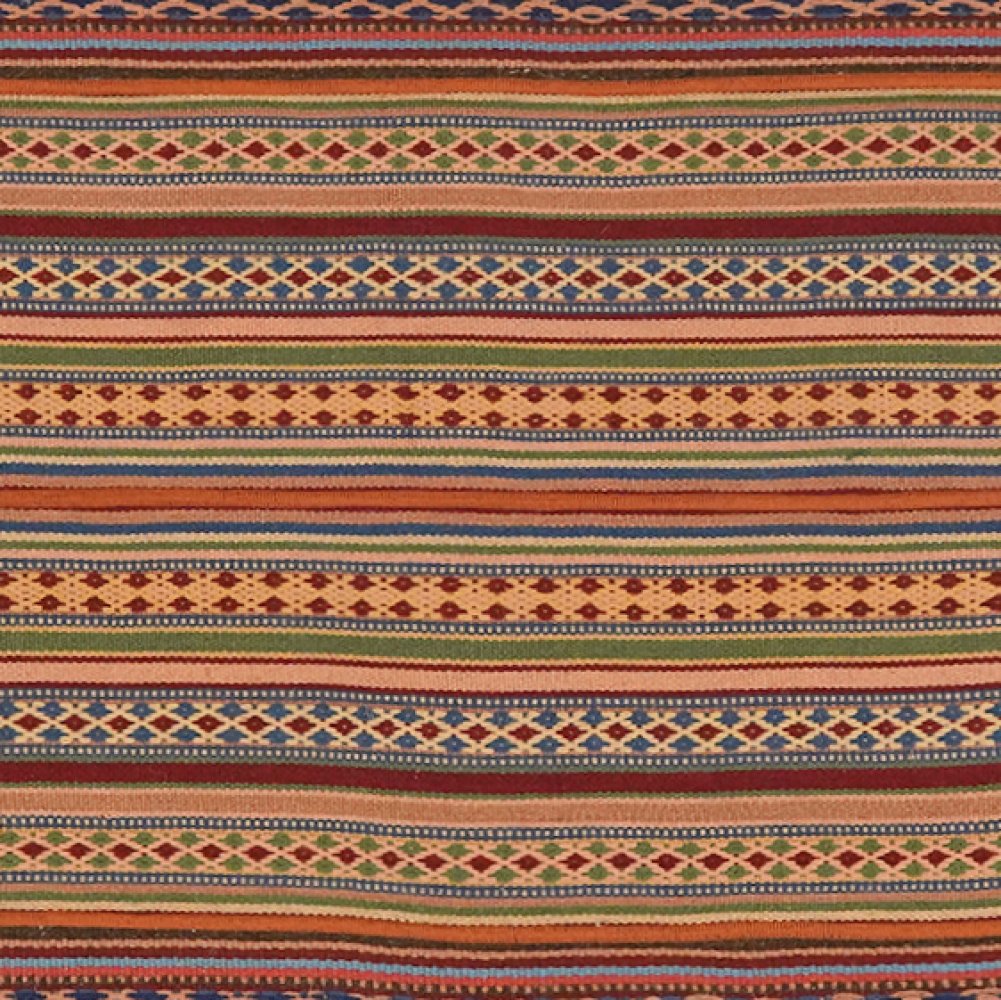 Kelim Djadjim — Handmade, 100x102 cm, Multicolor, 100% Virgin Wool | View 4