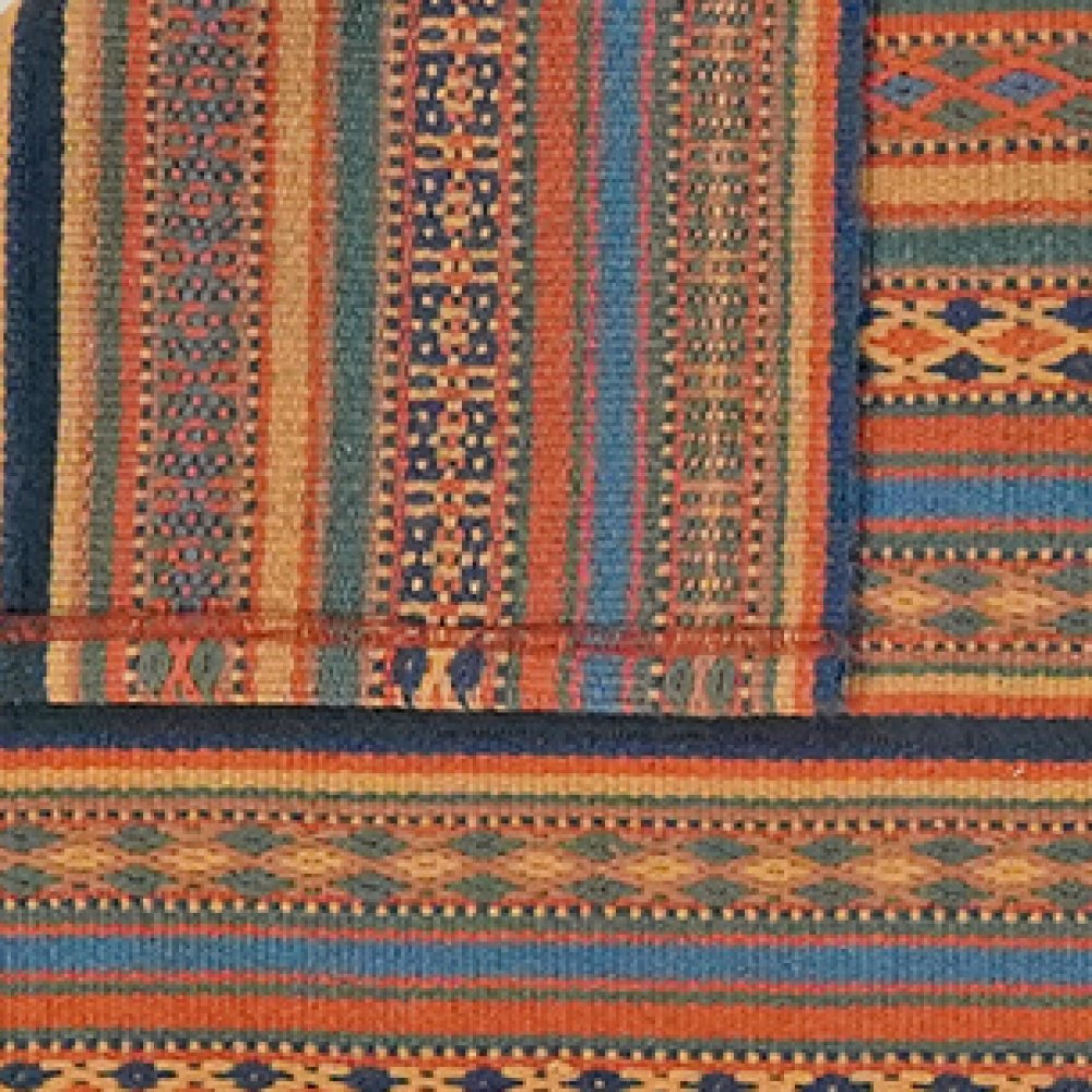 Kelim Djadjim — Handmade, 101x102 cm, Multicolor, 100% Virgin Wool | View 6