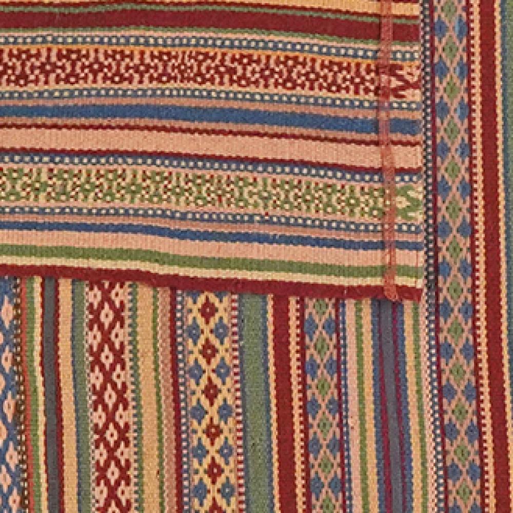 Kelim Djadjim — Handmade, 101x101 cm, Multicolor, 100% Virgin Wool | View 6