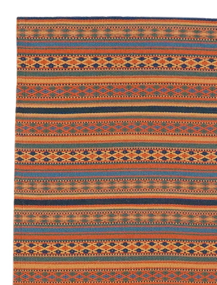 Kelim Djadjim — Handmade, 93x100 cm, Multicolor, 100% Virgin Wool | View 3