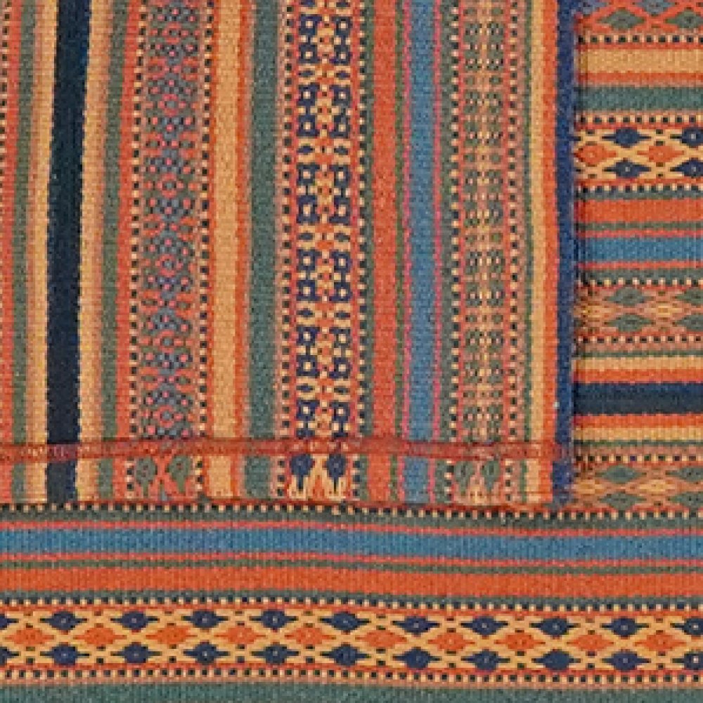 Kelim Djadjim — Handmade, 93x100 cm, Multicolor, 100% Virgin Wool | View 6