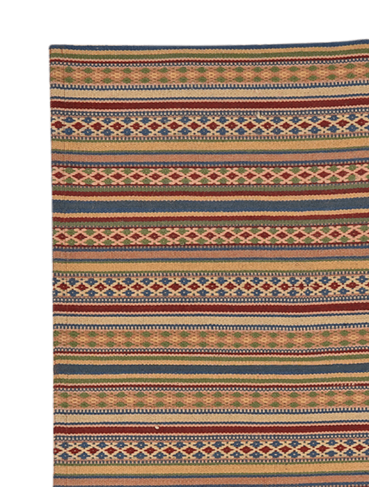 Kelim Djadjim — Handmade, 98x101 cm, Multicolor, 100% Virgin Wool | View 3