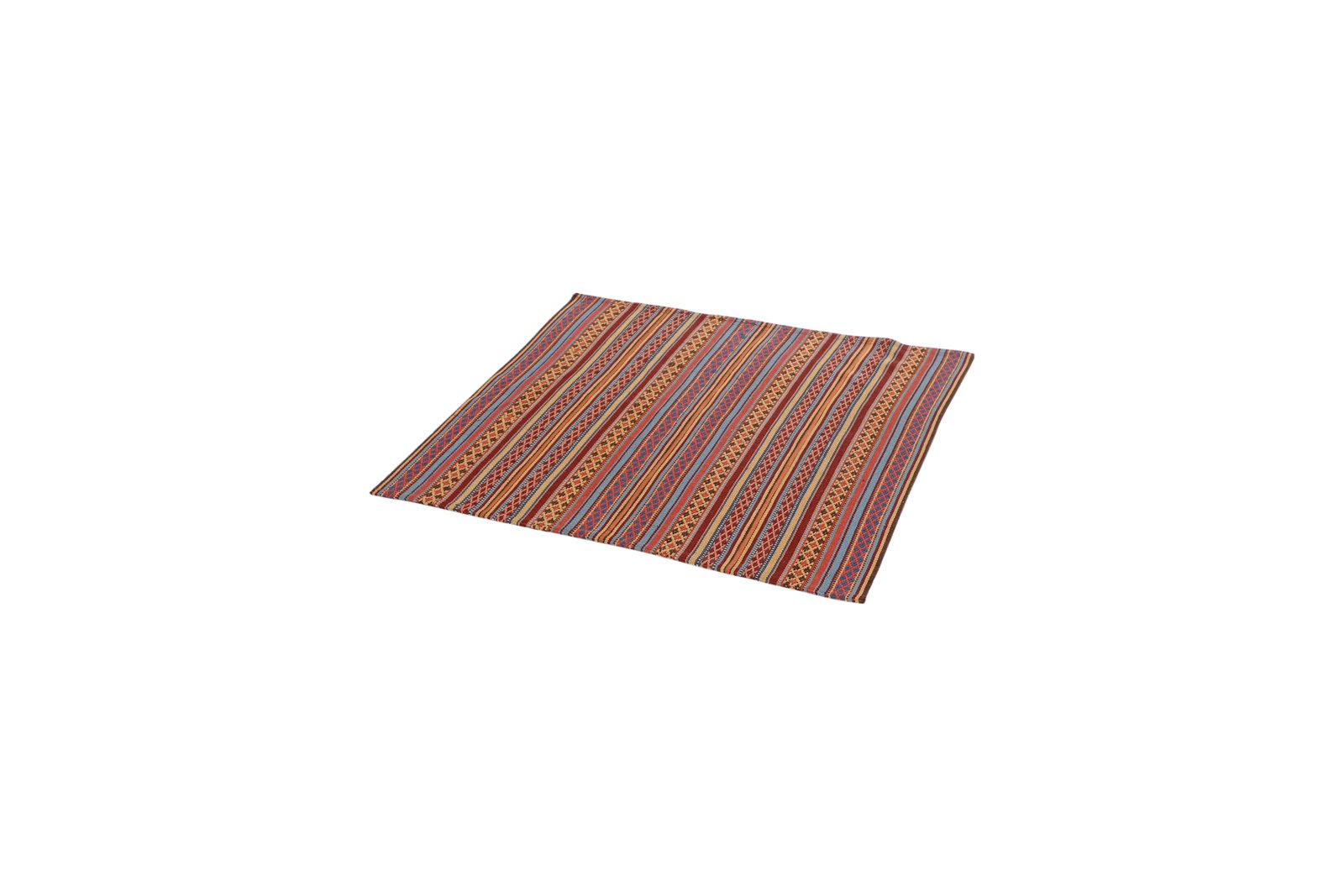 Kelim Djadjim — Handmade, 100x101 cm, Multicolor, 100% Virgin Wool | View 5