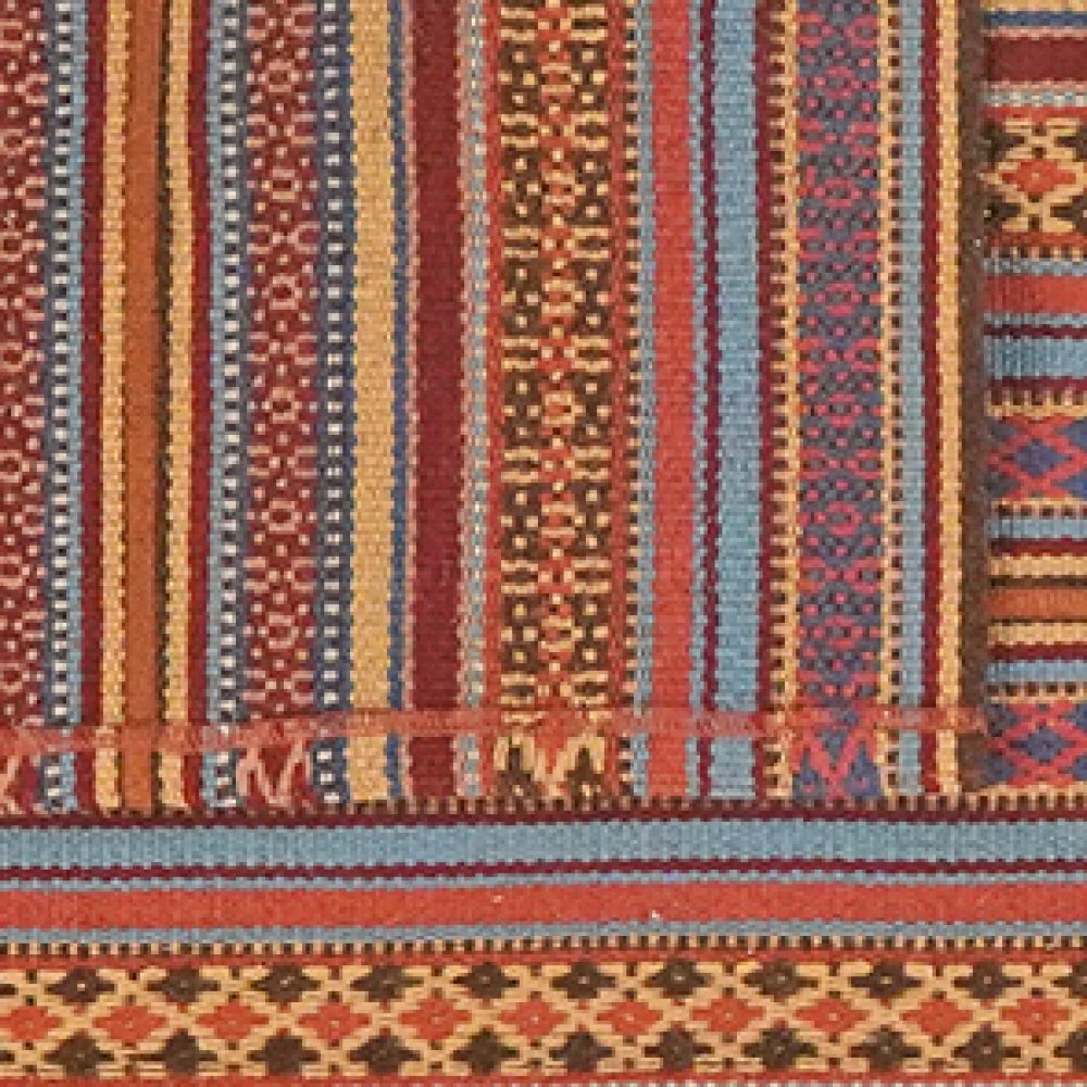 Kelim Djadjim — Handmade, 100x101 cm, Multicolor, 100% Virgin Wool | View 6