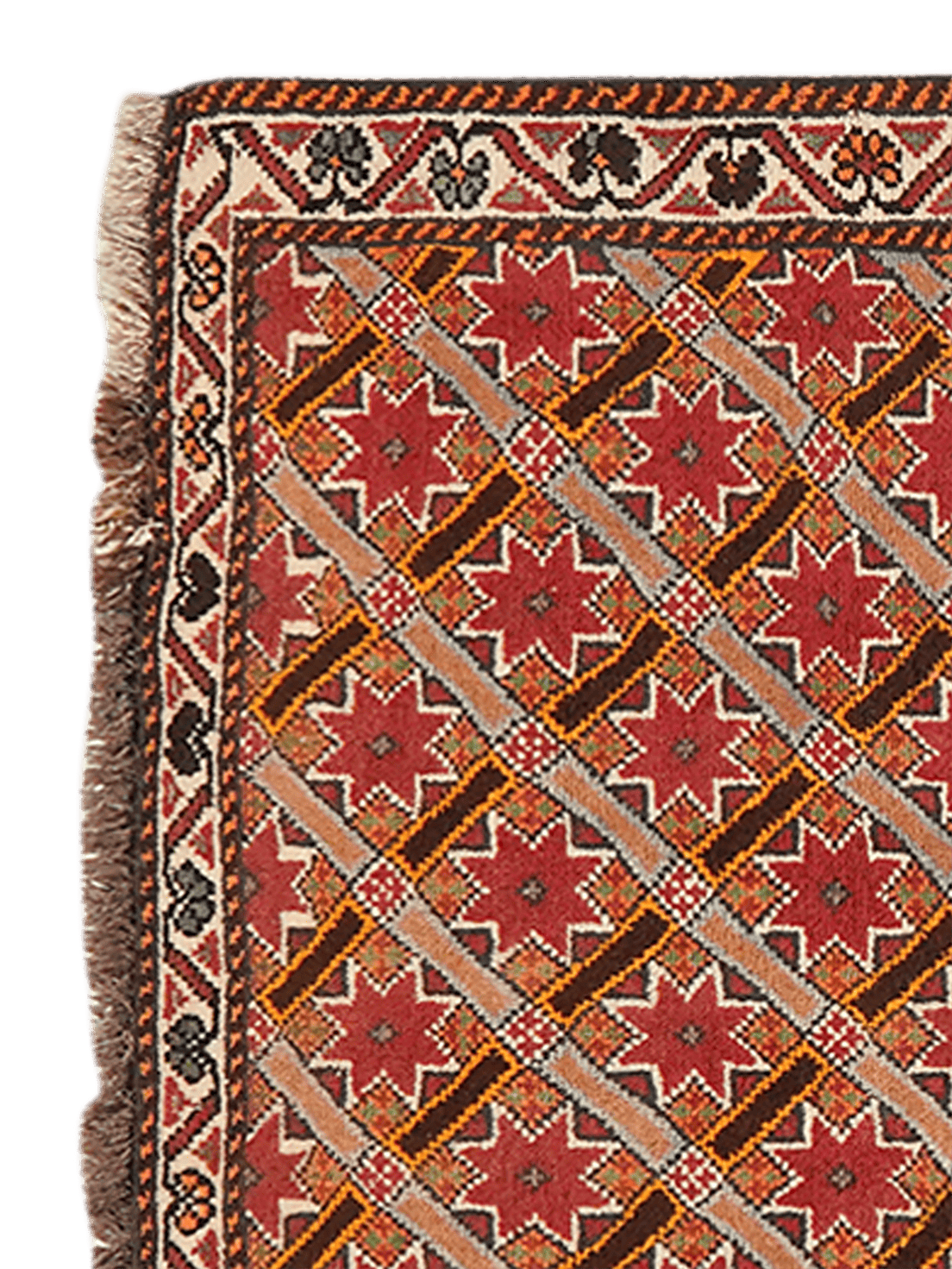 Gashgai — Hand-knotted, 76x119 cm, Multicolor, 100% Virgin Wool | View 3