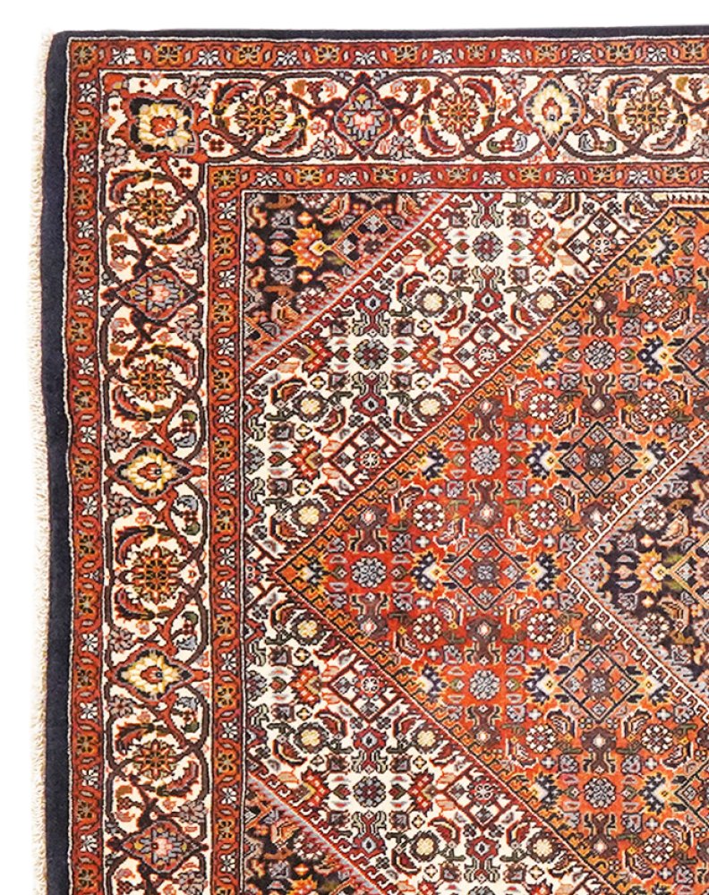 Bidjar Zandjan — Hand-knotted, 106x167 cm, Red, 100% Virgin Wool | View 3