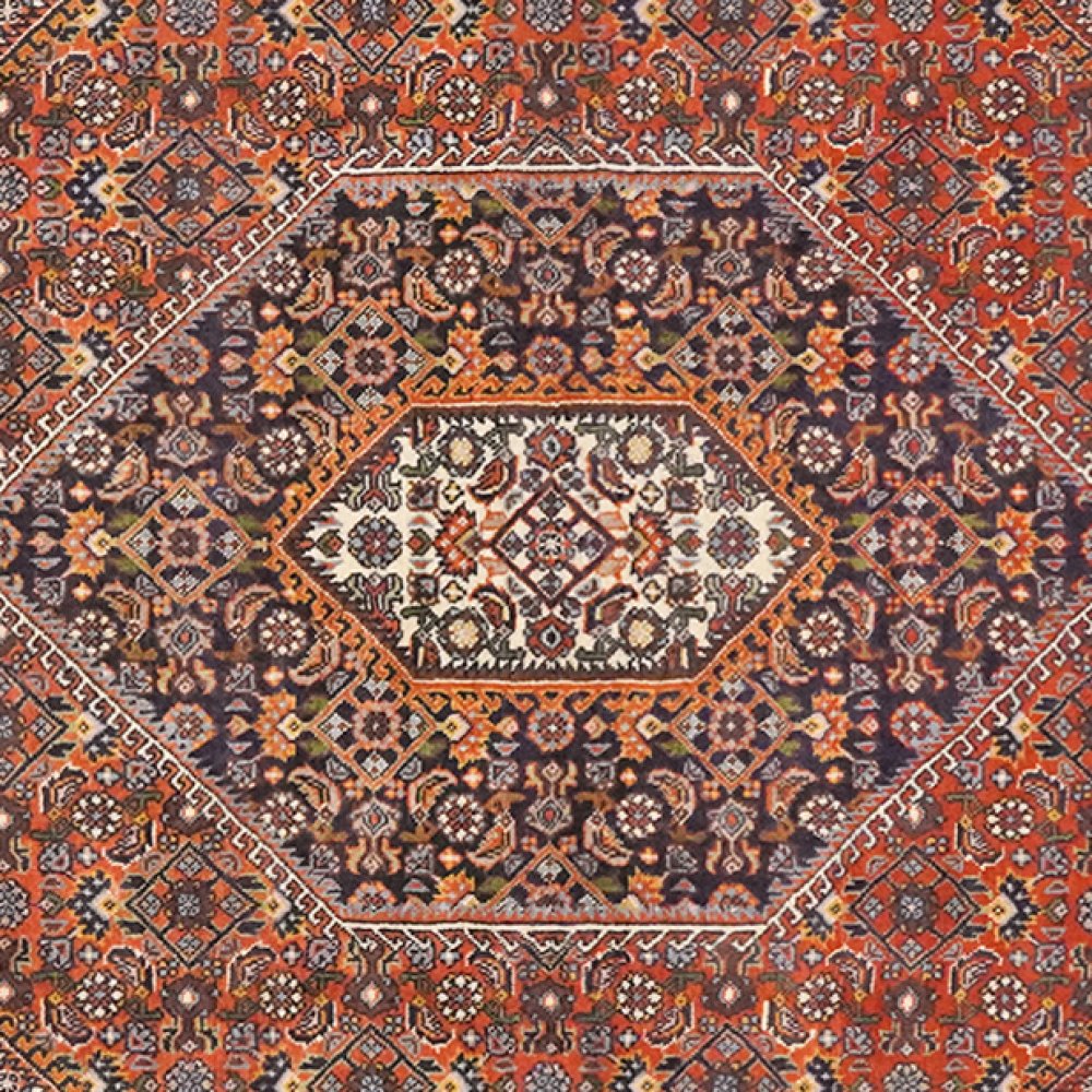 Bidjar Zandjan — Hand-knotted, 106x167 cm, Red, 100% Virgin Wool | View 4