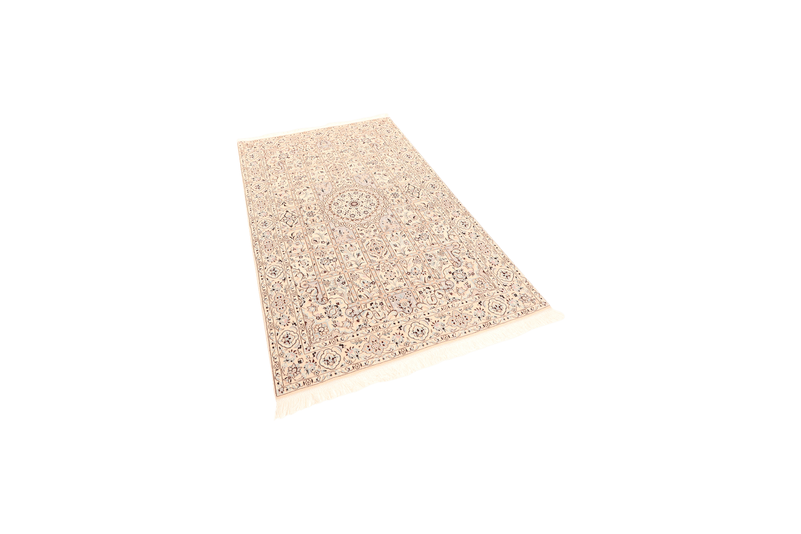 Nain 6La — Hand-knotted, 98x160 cm, Beige, 100% Virgin Wool | View 5