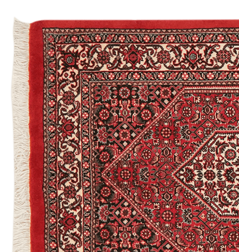 Bidjar Bookan — Hand-knotted, 73x205 cm, Red, 100% Virgin Wool | View 3