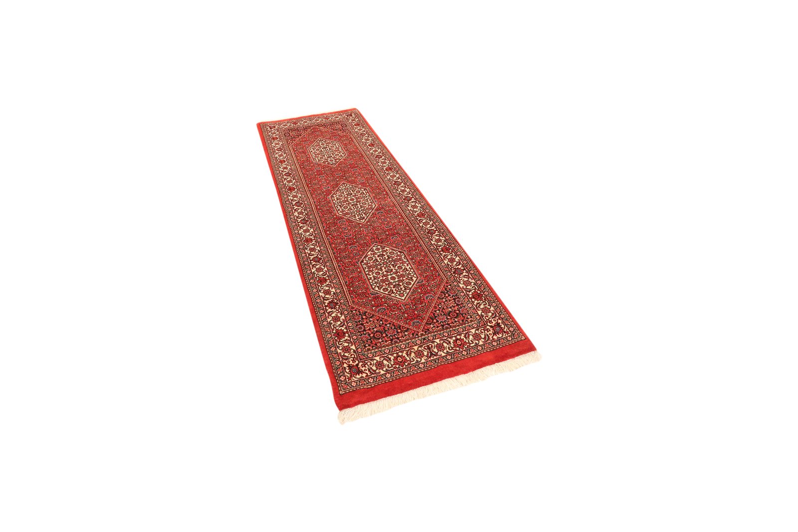 Bidjar Bookan — Hand-knotted, 73x205 cm, Red, 100% Virgin Wool | View 5