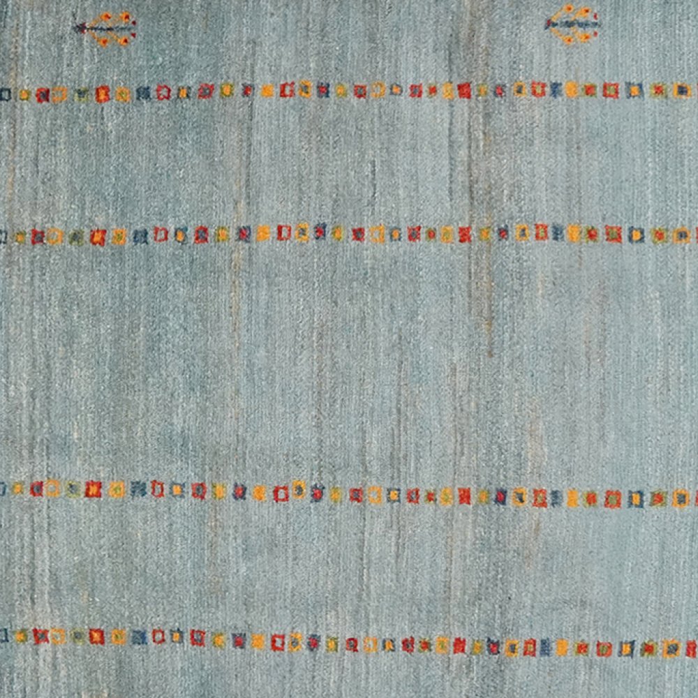 Rizbaf — Hand-knotted, 81x237 cm, Blue, 100% Virgin Wool | View 4