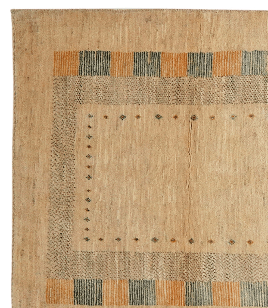 Rizbaf — Hand-knotted, 80x235 cm, Beige, 100% Virgin Wool | View 3