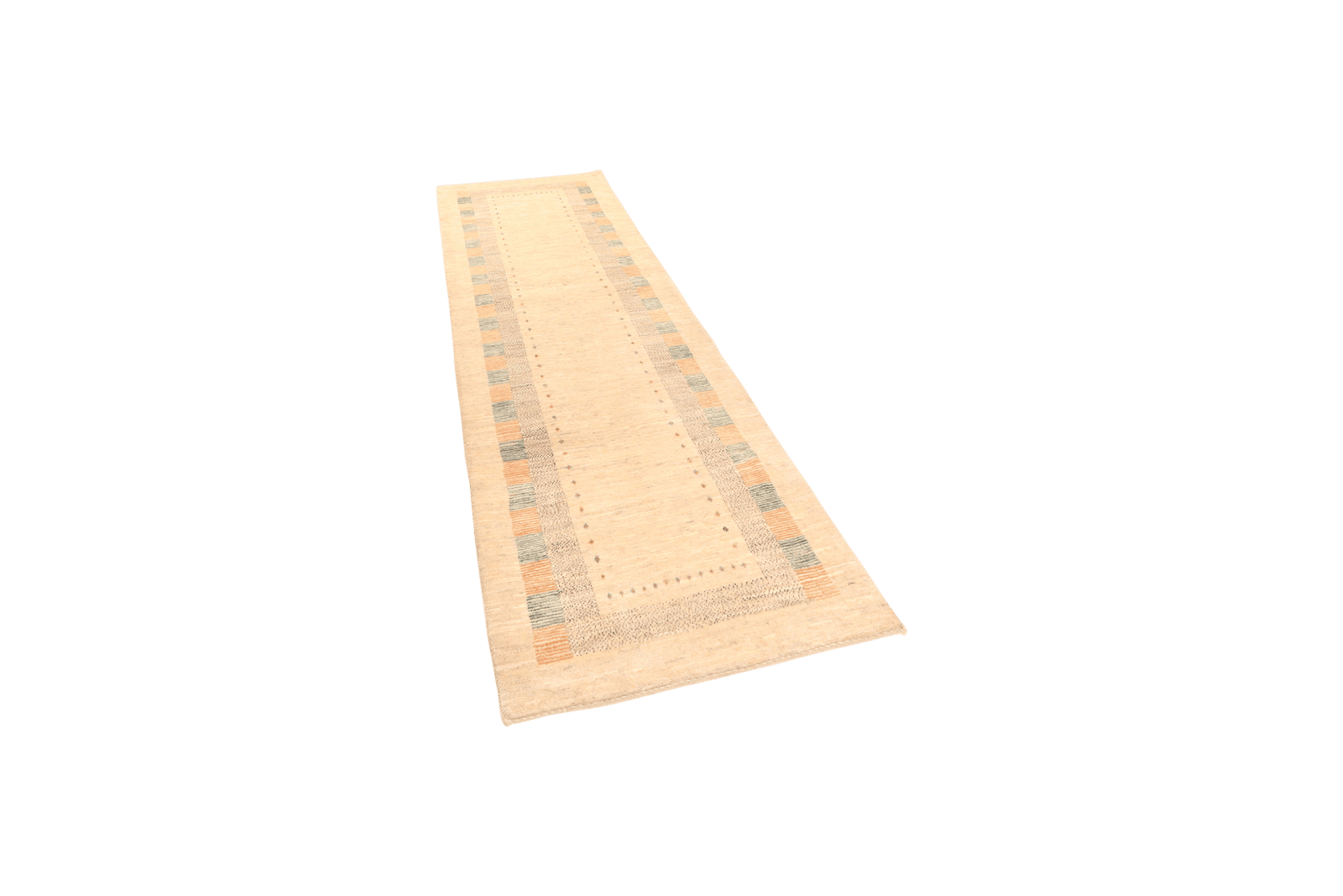 Rizbaf — Hand-knotted, 80x235 cm, Beige, 100% Virgin Wool | View 5