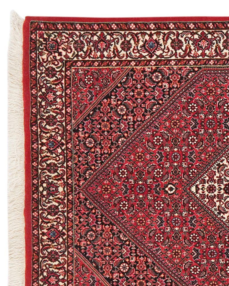 Bidjar Bookan — Hand-knotted, 113x184 cm, Red, 100% Virgin Wool | View 3
