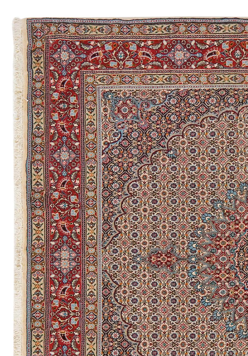 Moud Mahi — Hand-knotted, 194x199 cm, Beige, 100% Virgin Wool | View 3