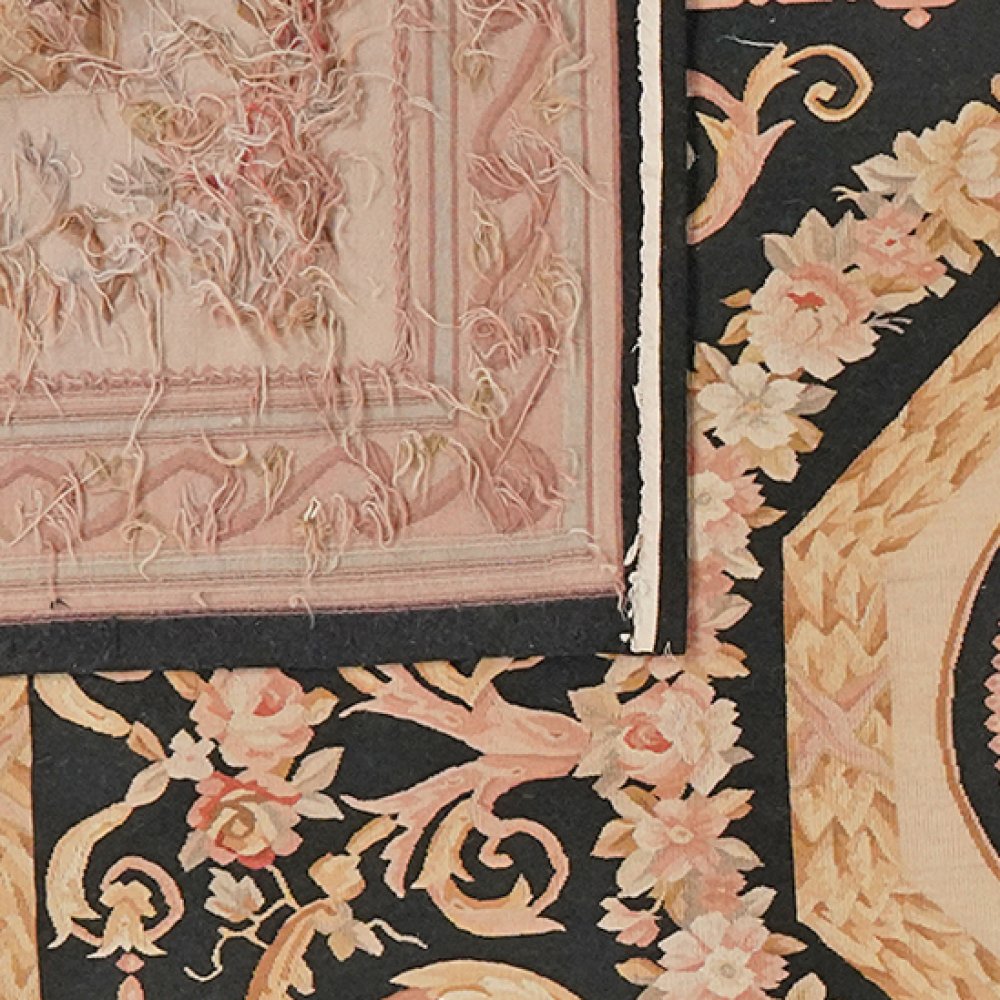 Aubusson — Hand-knotted, 236x311 cm, Black, 100% Virgin Wool | View 6