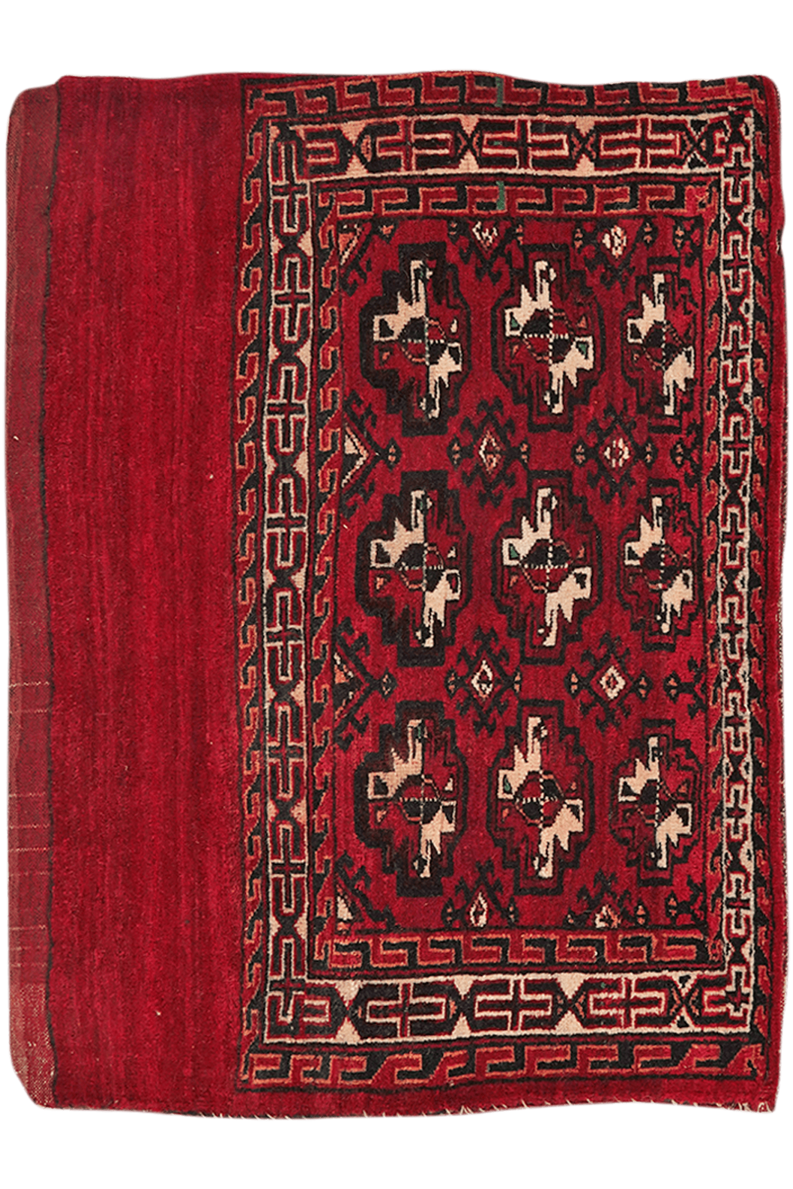 Tekke — Hand-knotted, 71x93 cm, Red, 100% Virgin Wool | Main view