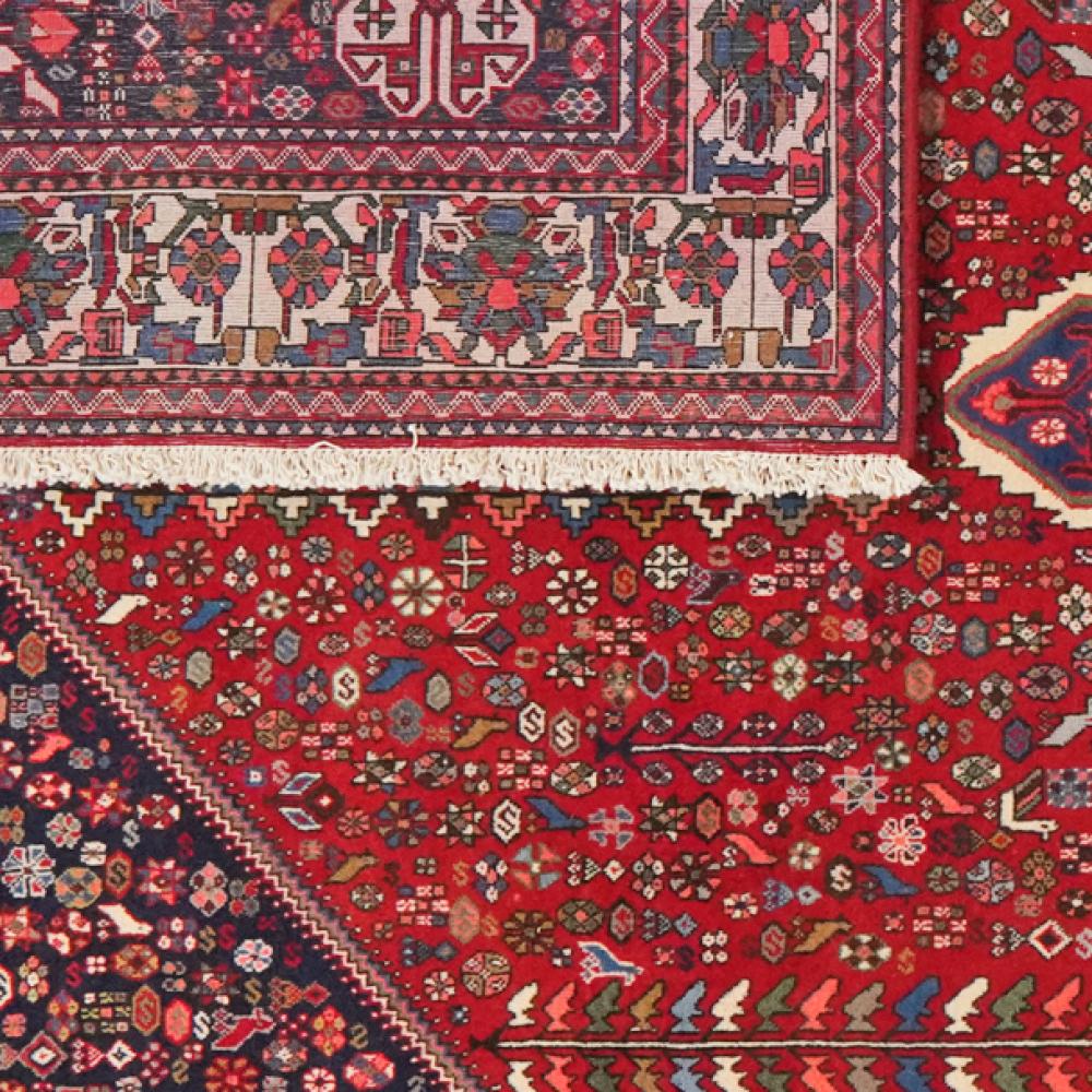Abadeh — Hand-knotted, 209x302 cm, Red, 100% Virgin Wool | View 6